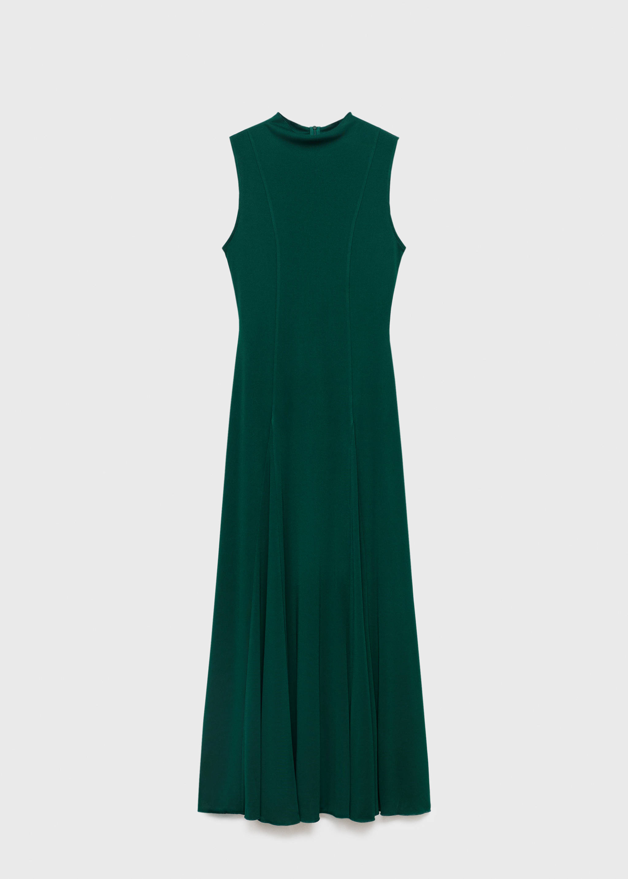 Godet dress with a perkins collar - Article without model