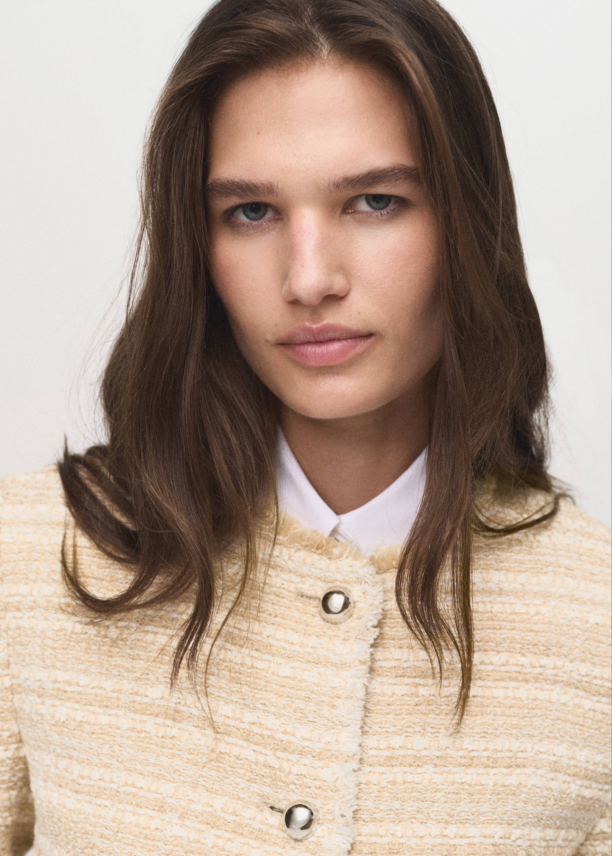 Veste tweed boutons bijoux - Détail de l'article 1