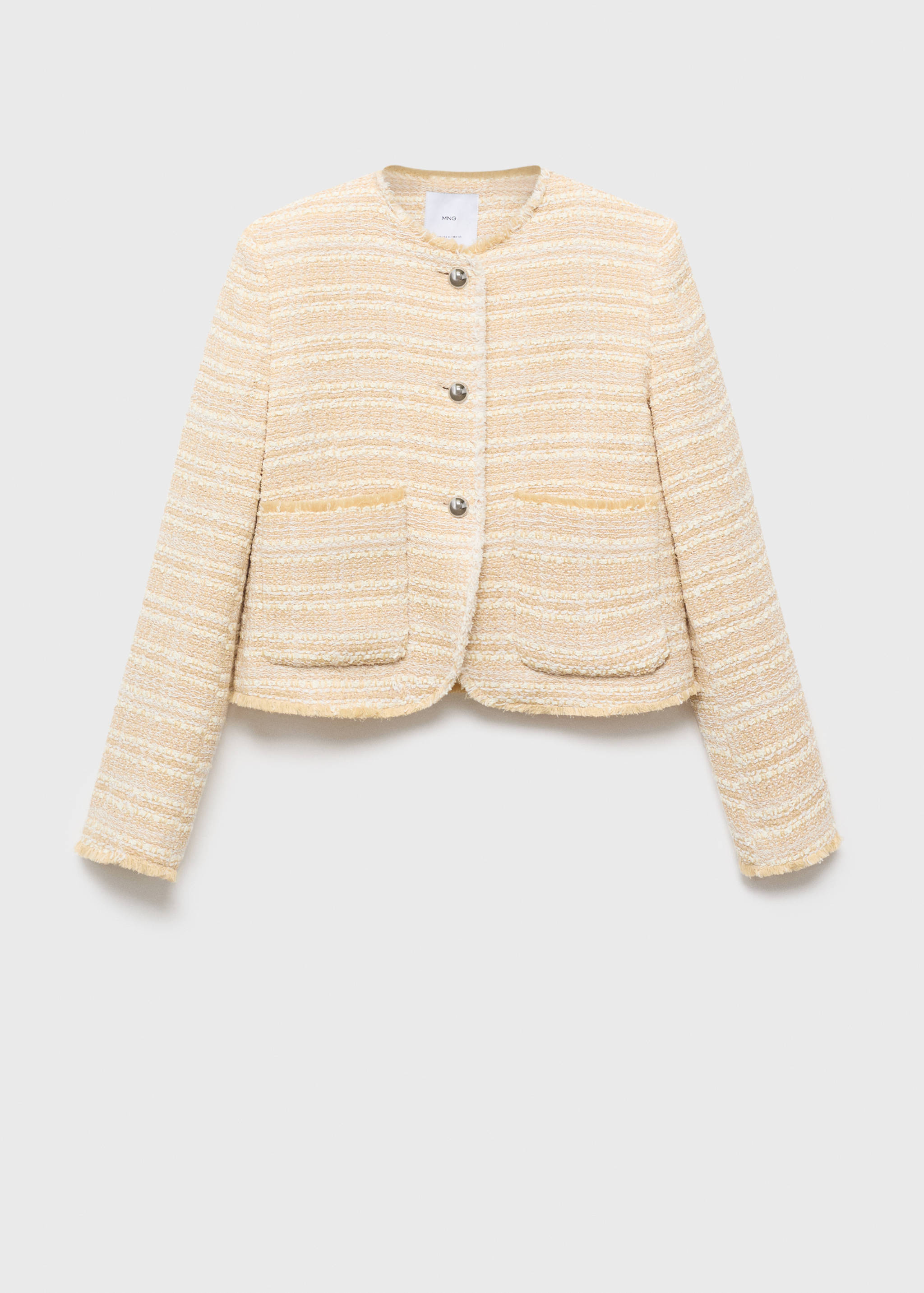 Tweed jacket with jewel buttons - Article without model