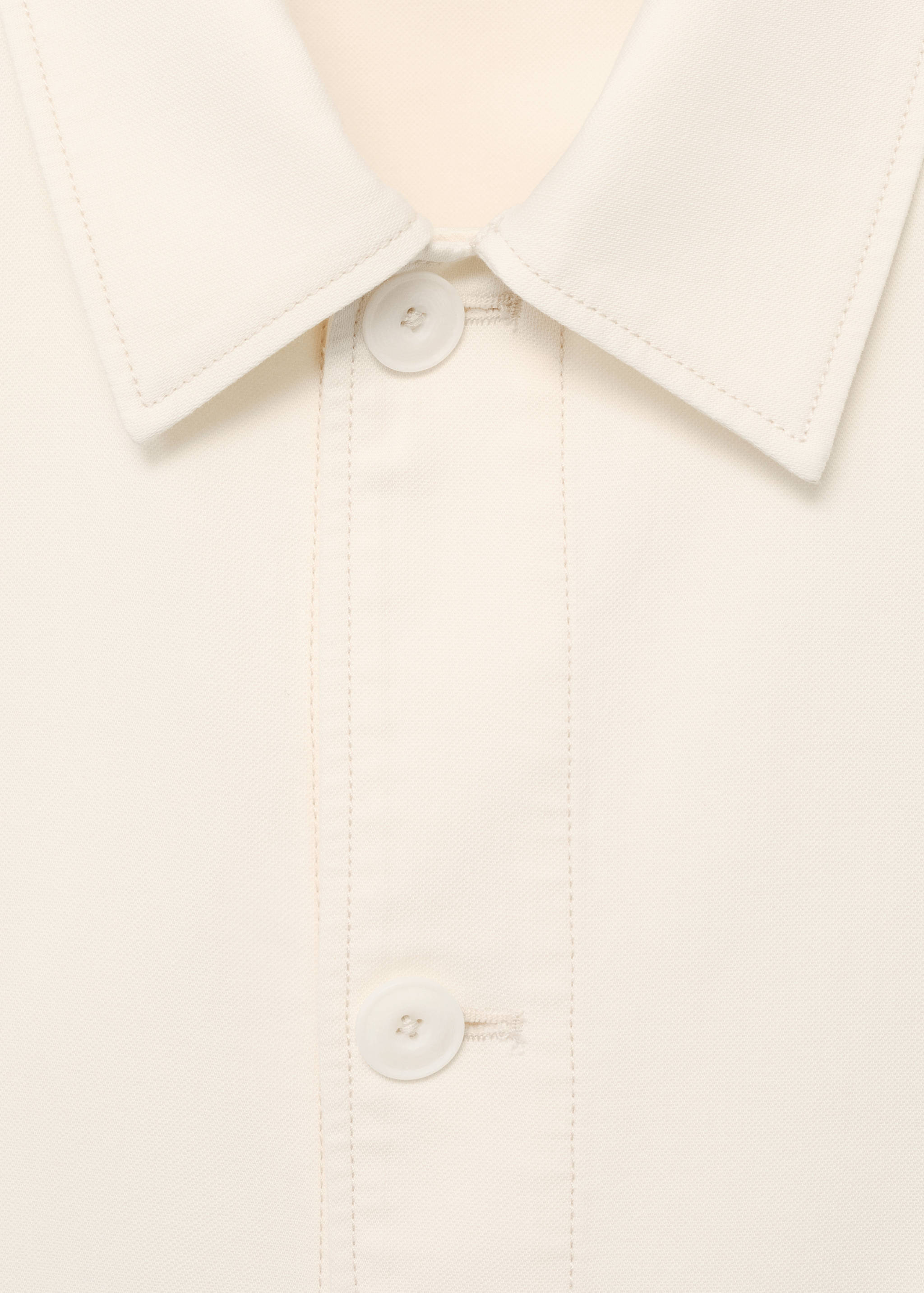 Пряма бавовняна куртка з гудзиками - Детальніше про товар 8