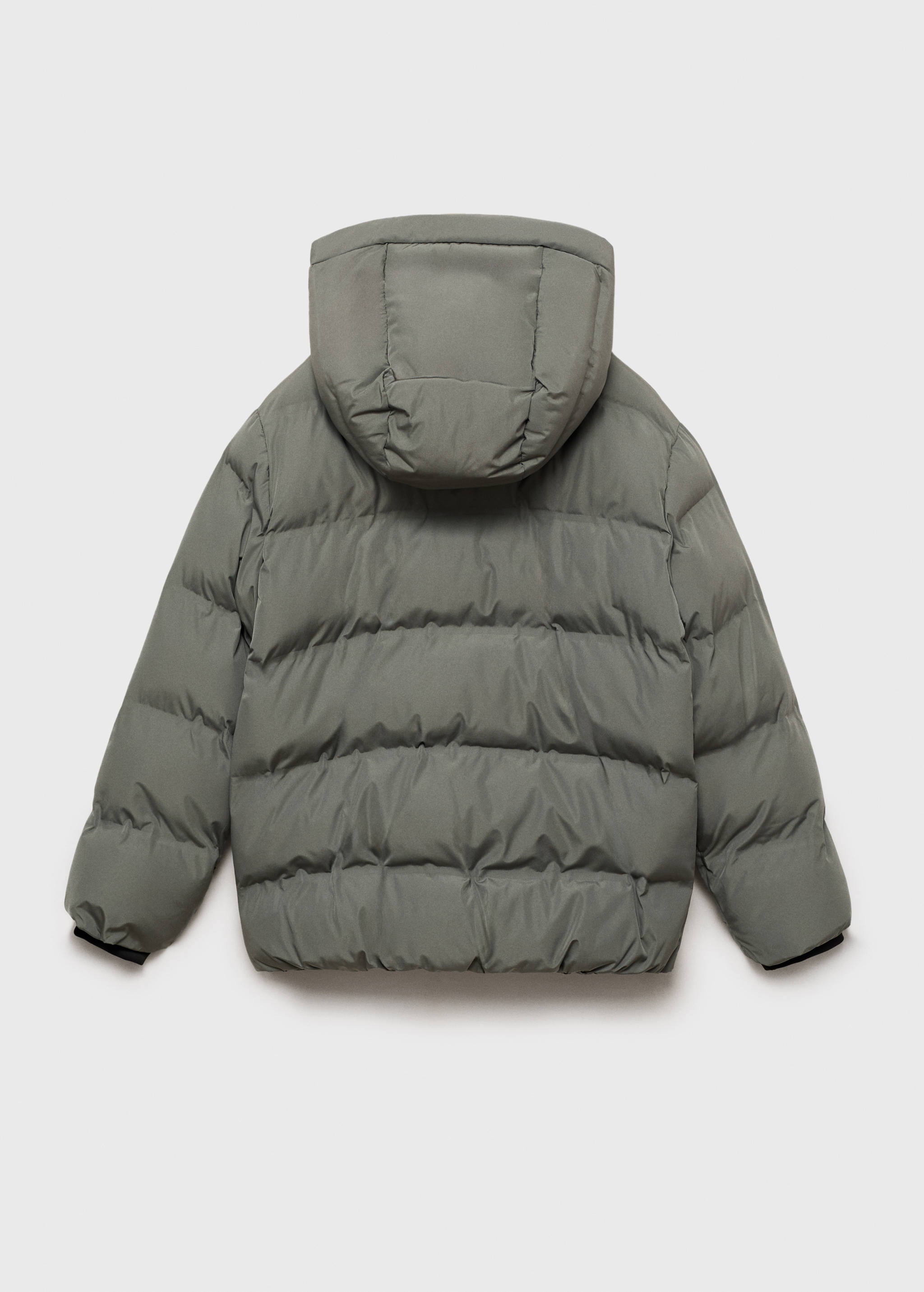 Hood puffer coat - Reverse of the article