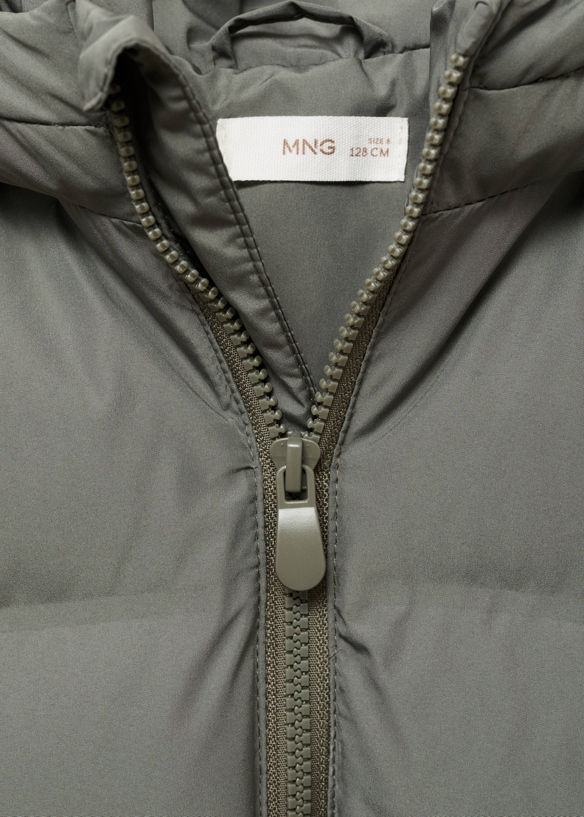 Hood puffer coat - Details of the article 8