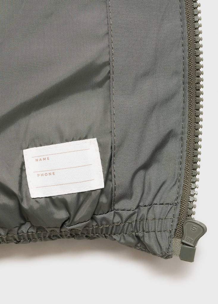 Hood puffer coat — Pastel Green