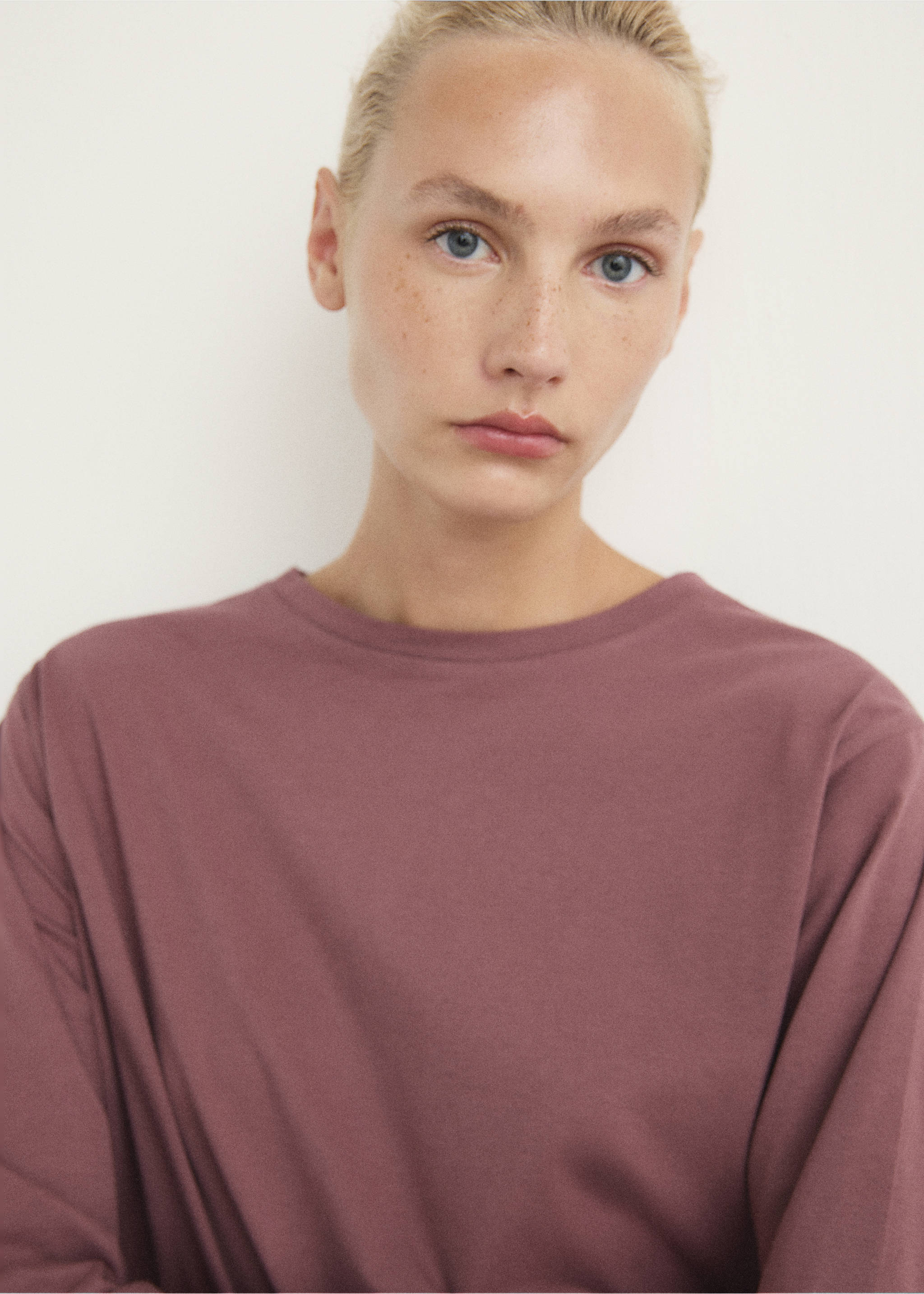 Two-piece flannel check pyjamas - Details of the article 2, Russet. Ref: 17084406-00.