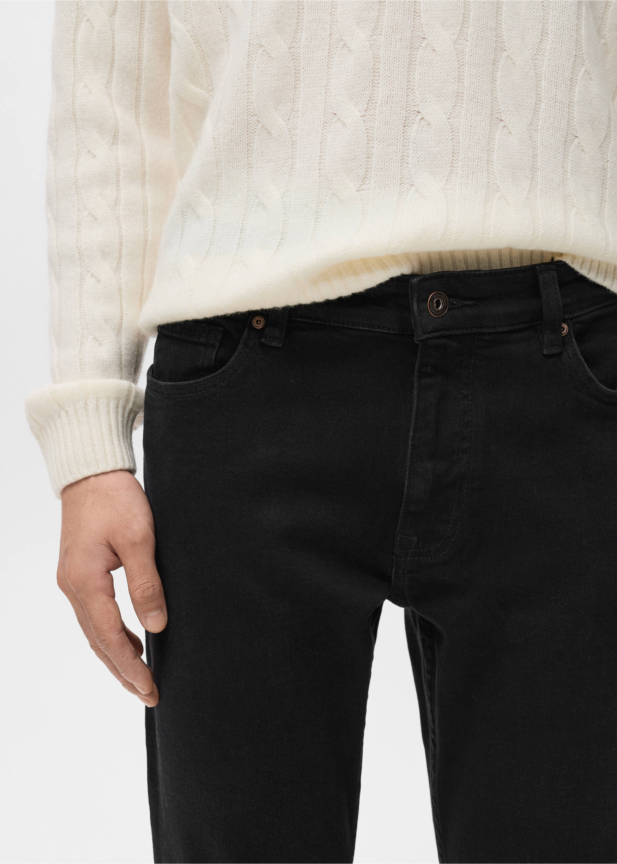 Jean Jude skinny-fit - Détail de l'article 1, Black denim. Ref: 17084407-00.