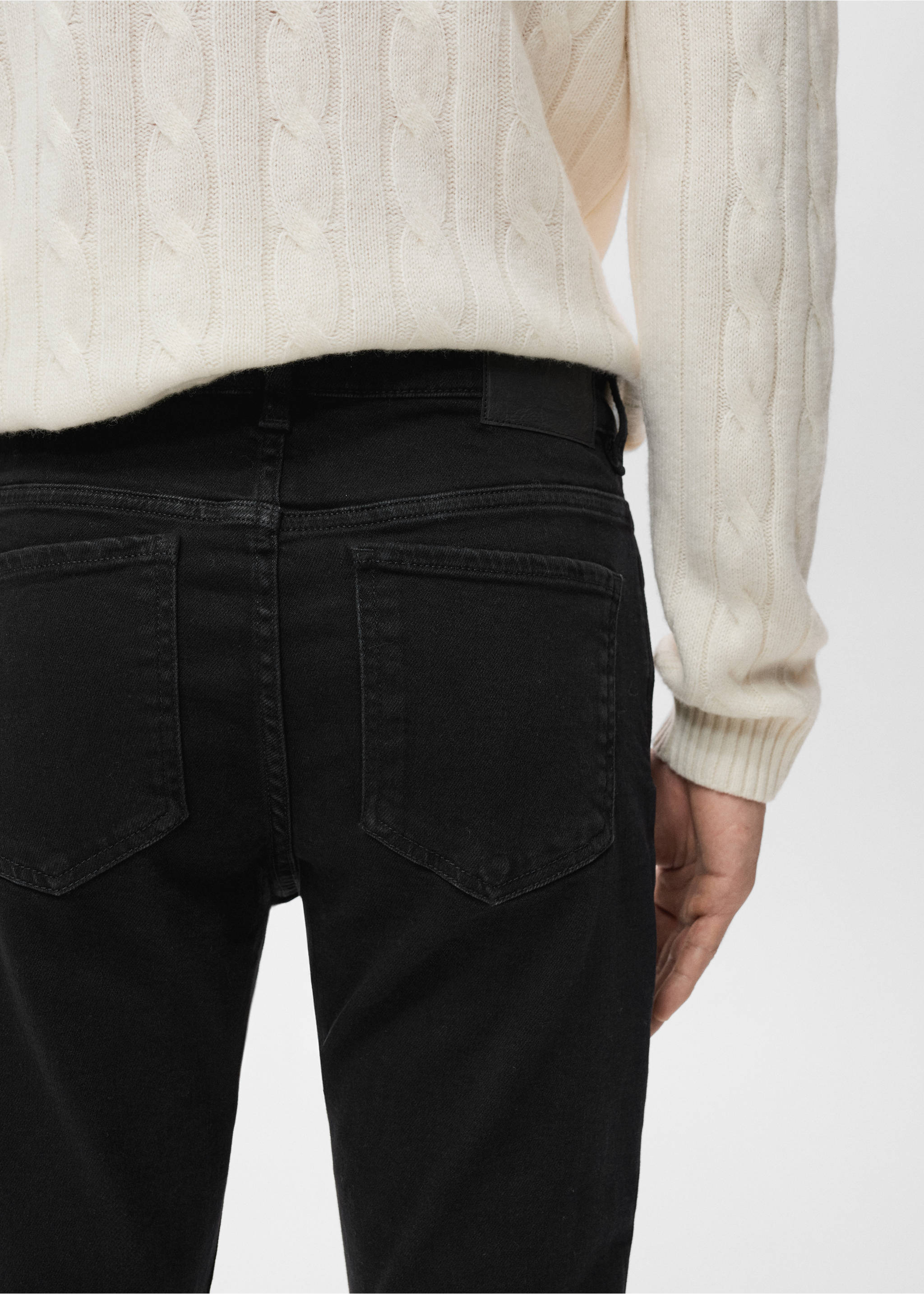 Jean Jude skinny-fit - Détail de l'article 3, Black denim. Ref: 17084407-00.
