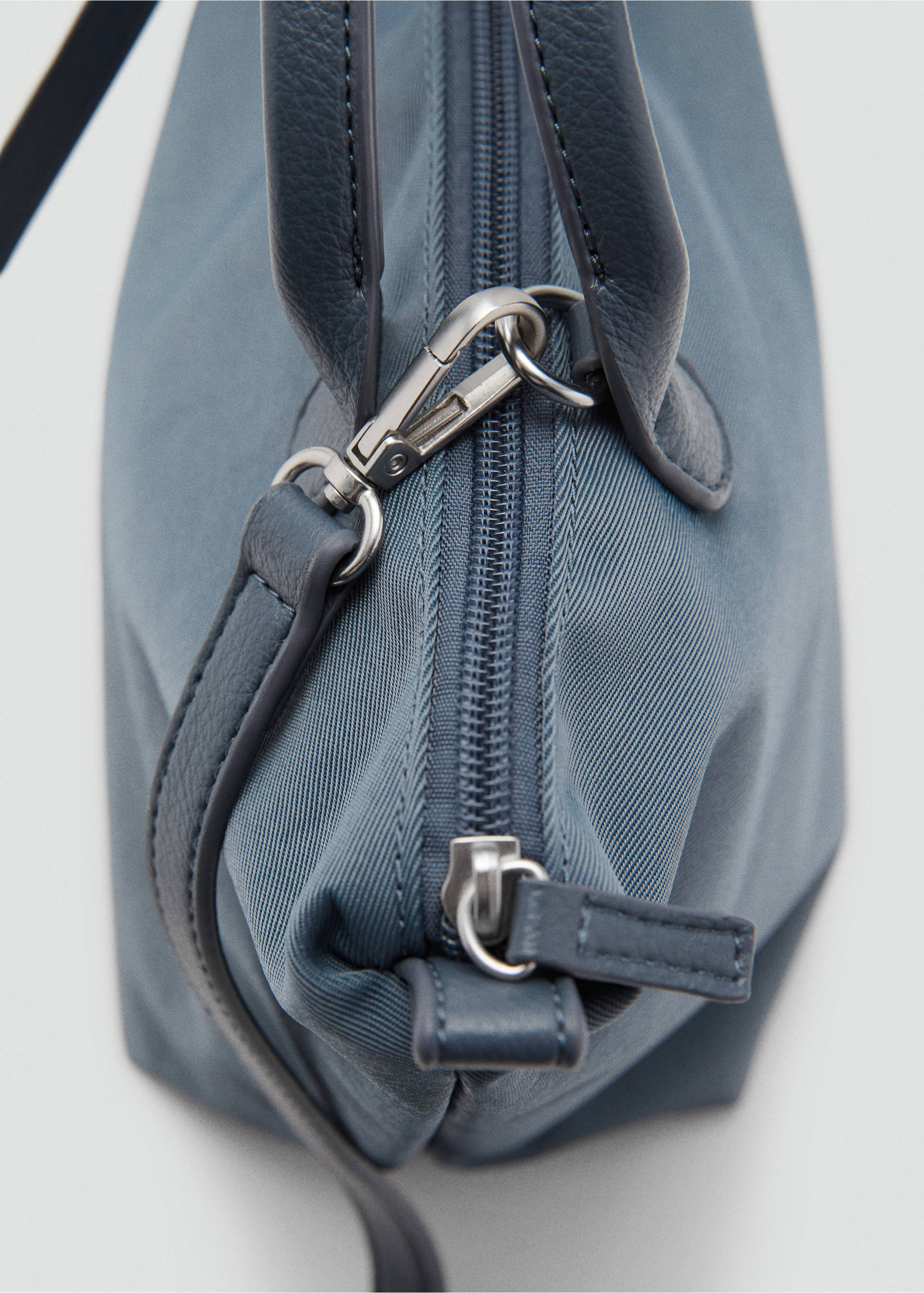 Mini shopper bag - Details of the article 1, Blue. Ref: 17084411-00.