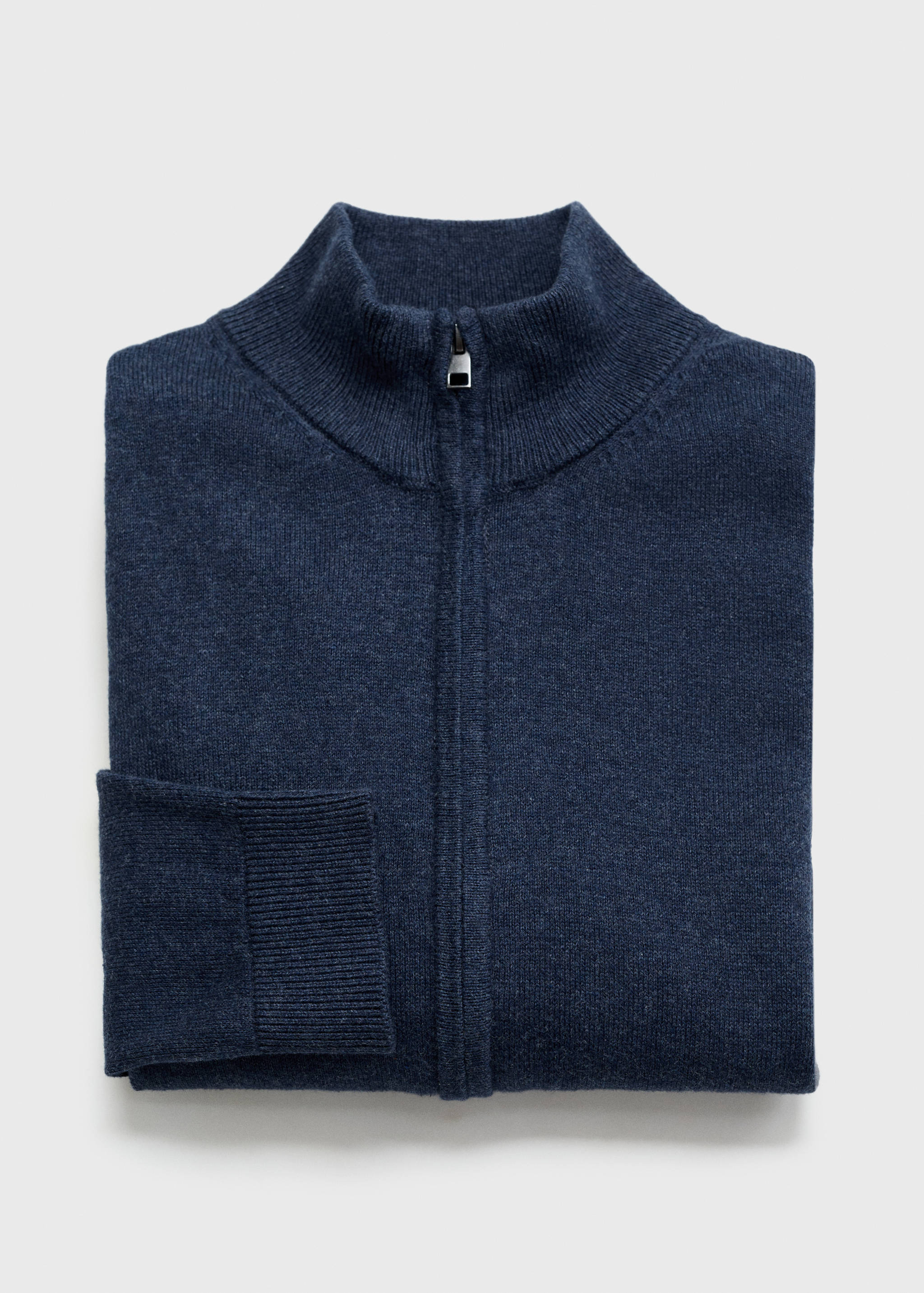 Zipped knit cardigan - Details of the article 0