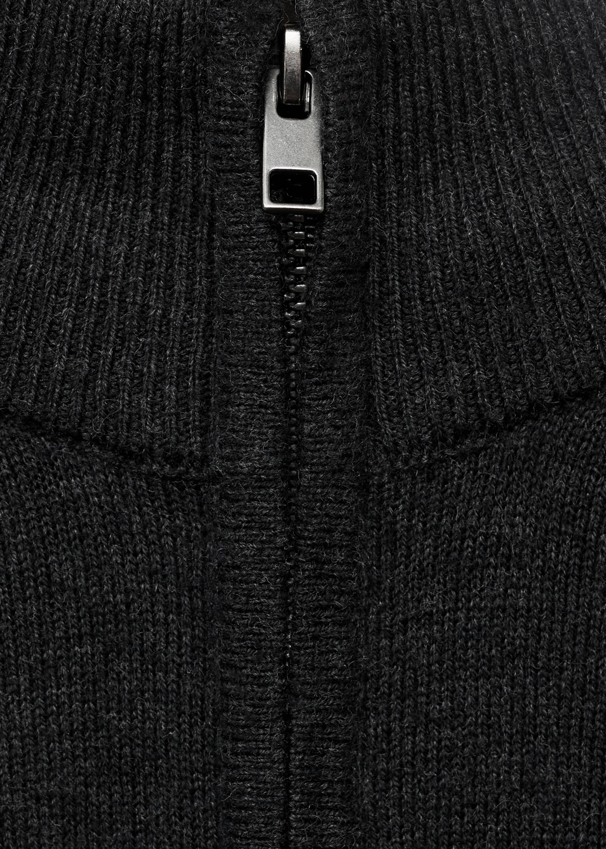 Zipped knit cardigan - Details of the article 8