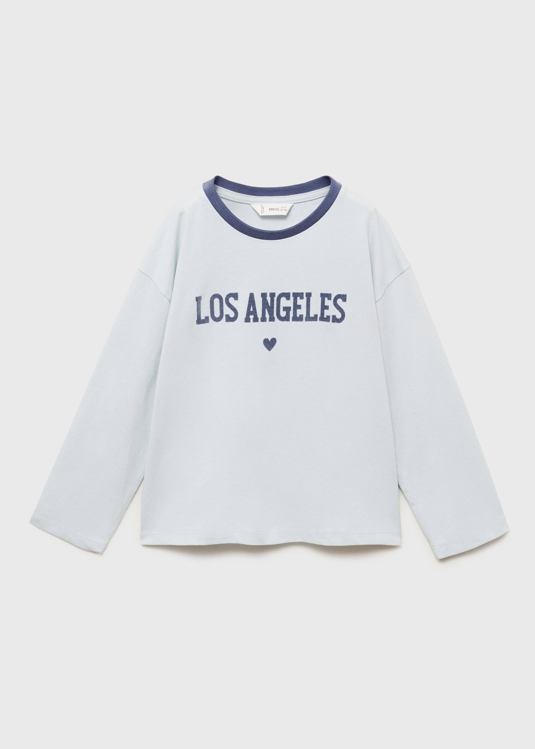 Printed cotton-blend t-shirt - Article without model