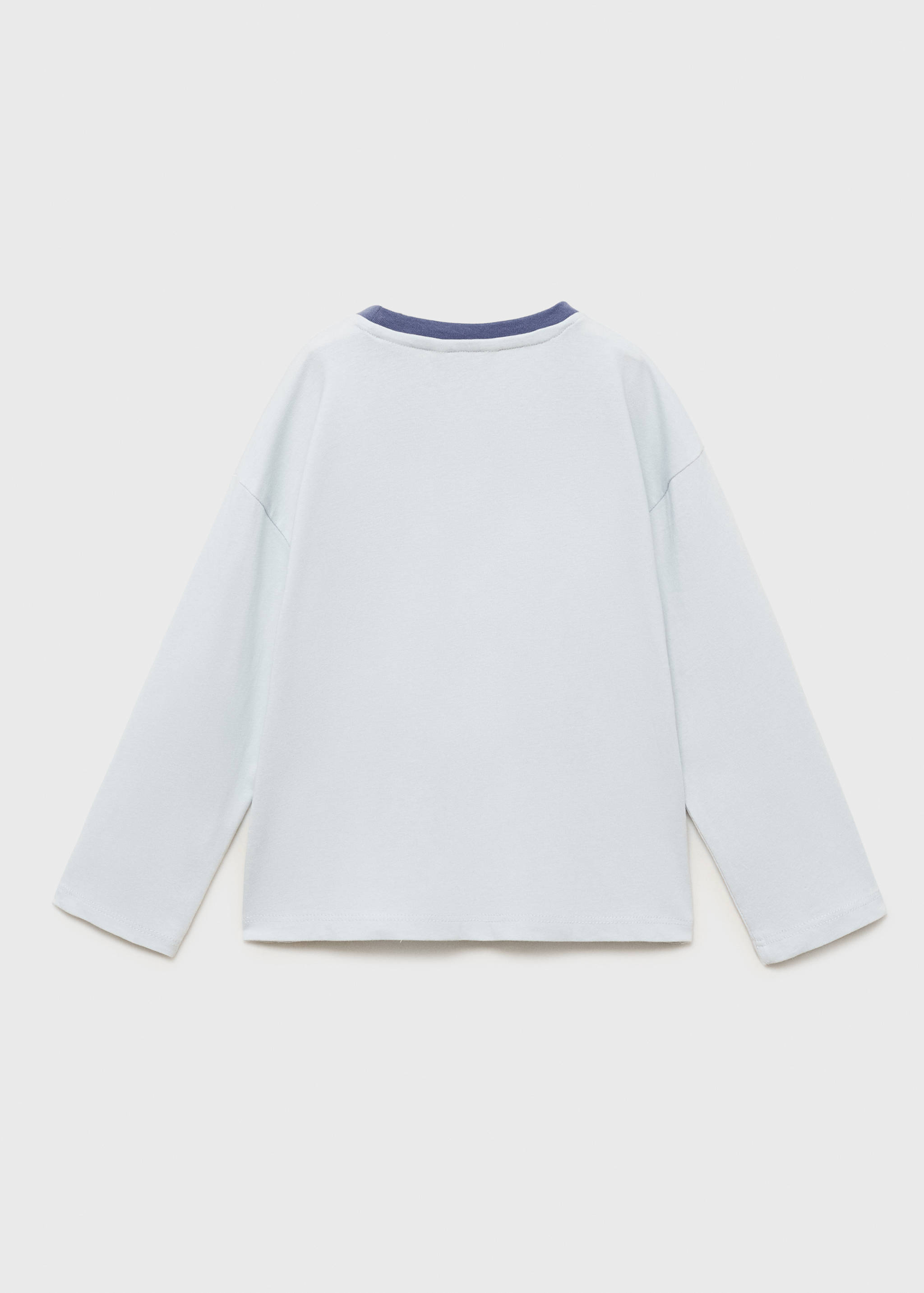 Printed cotton-blend t-shirt - Reverse of the article