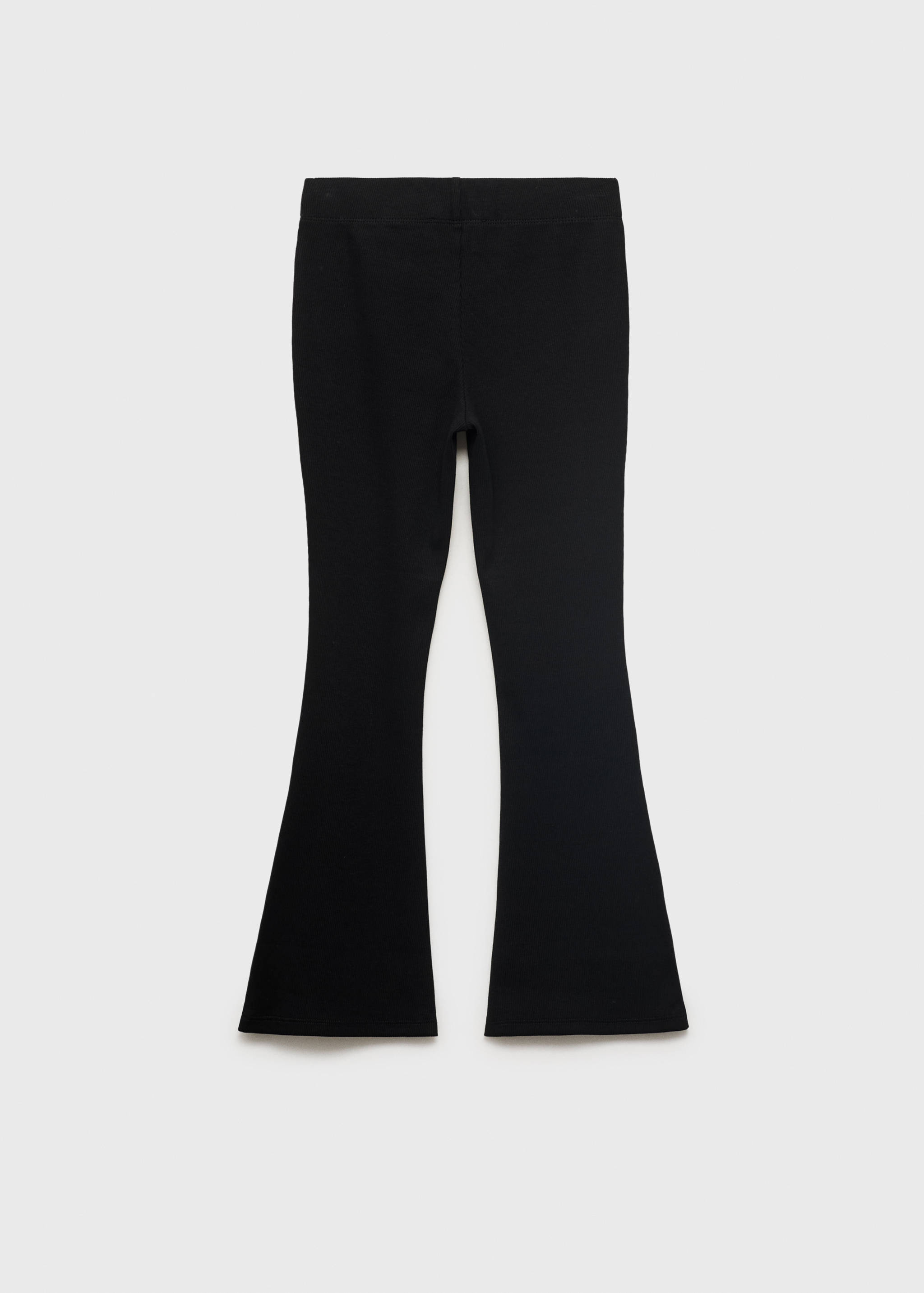 Flared cotton leggings - Reverse of the article