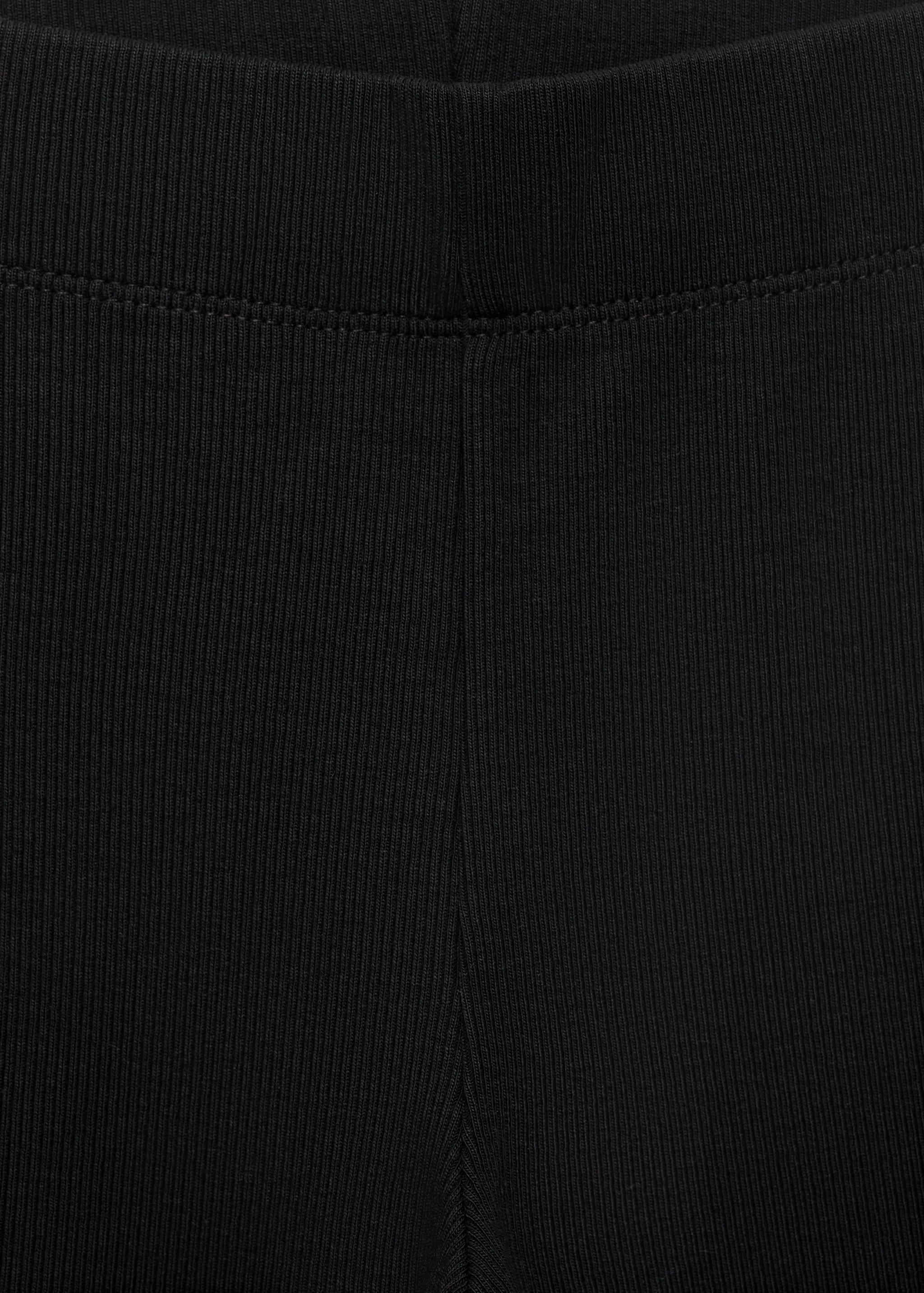 Flared cotton leggings - Details of the article 0