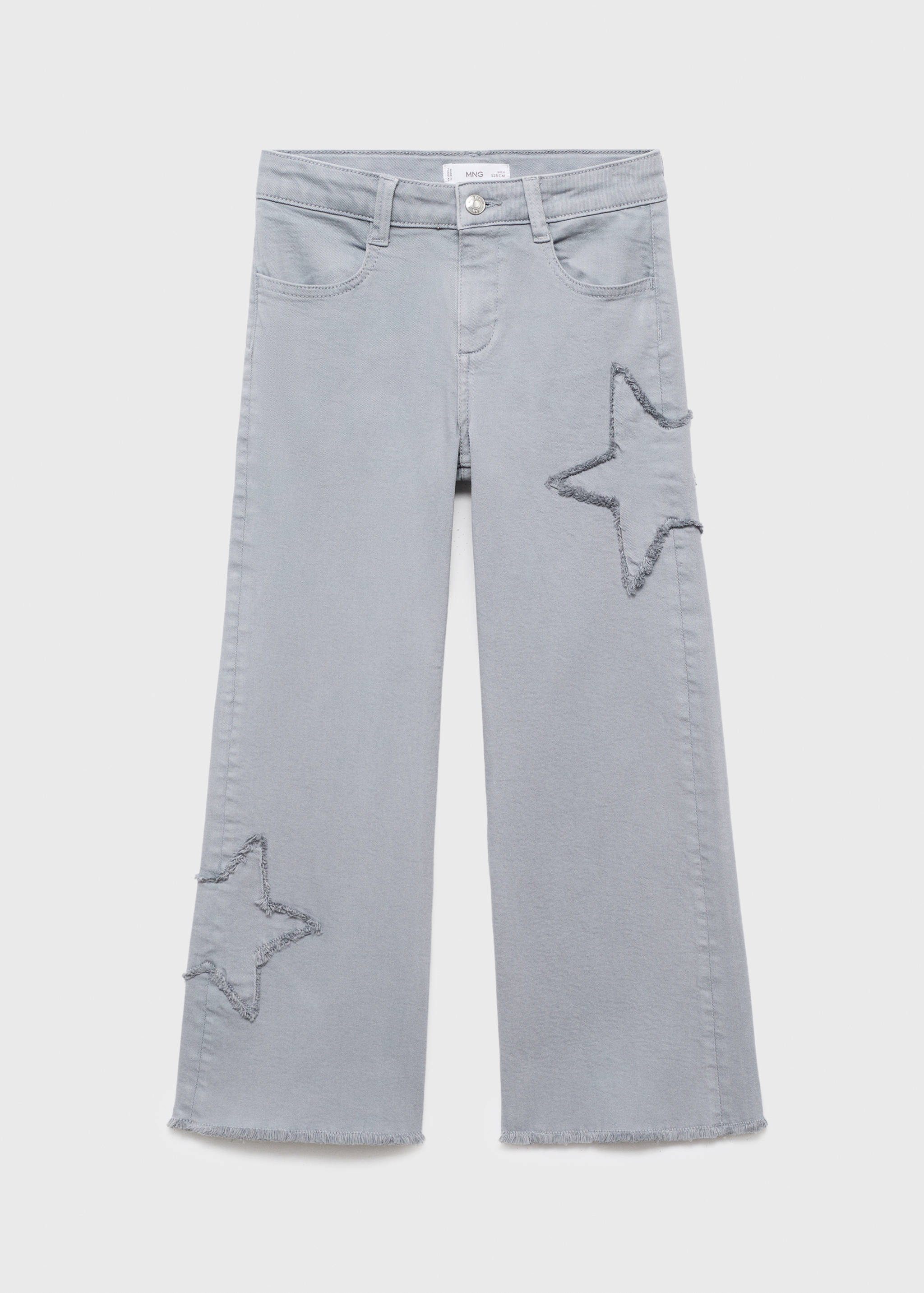 Jeans with embroidered stars - Article without model
