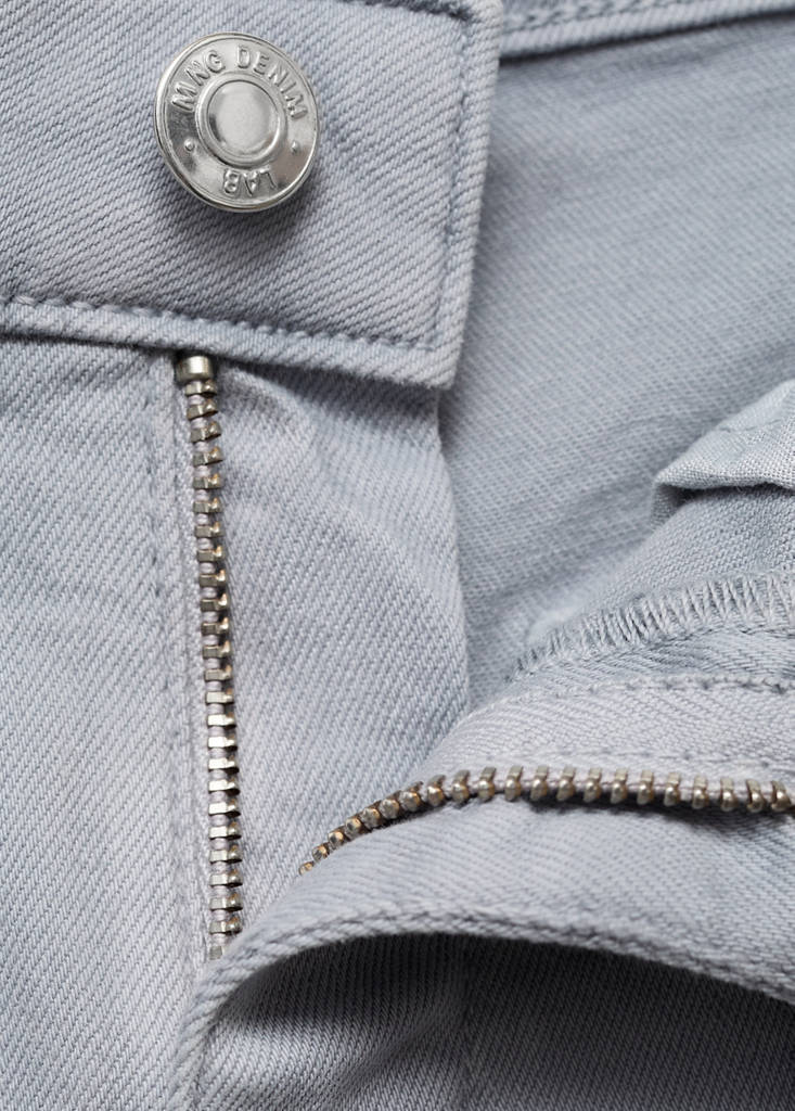 Jeans with embroidered stars — Blue