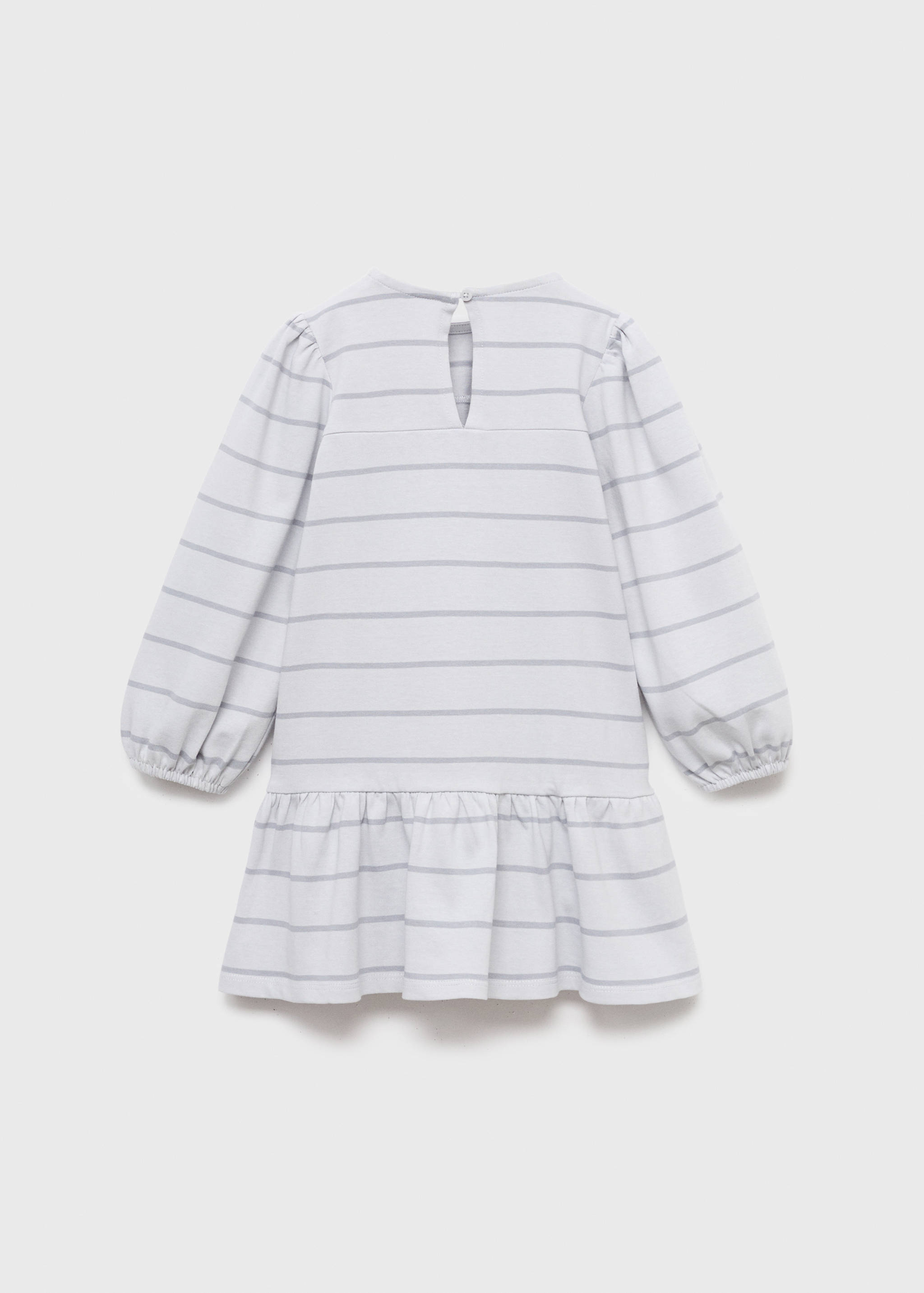 Vestido rayas algodón - Reverso del artículo
