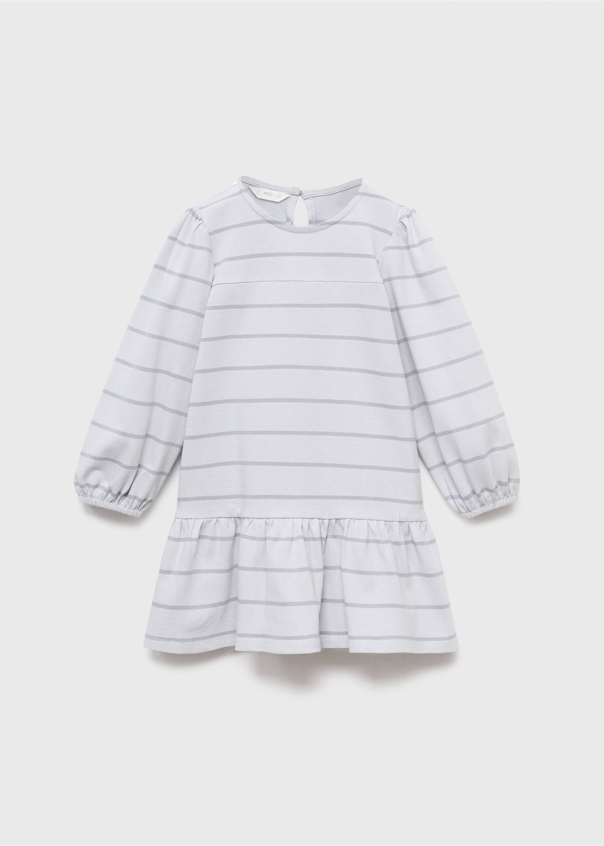 Robe à rayures en coton - Article sans modèle, Bleu. Ref: 17084420-00.