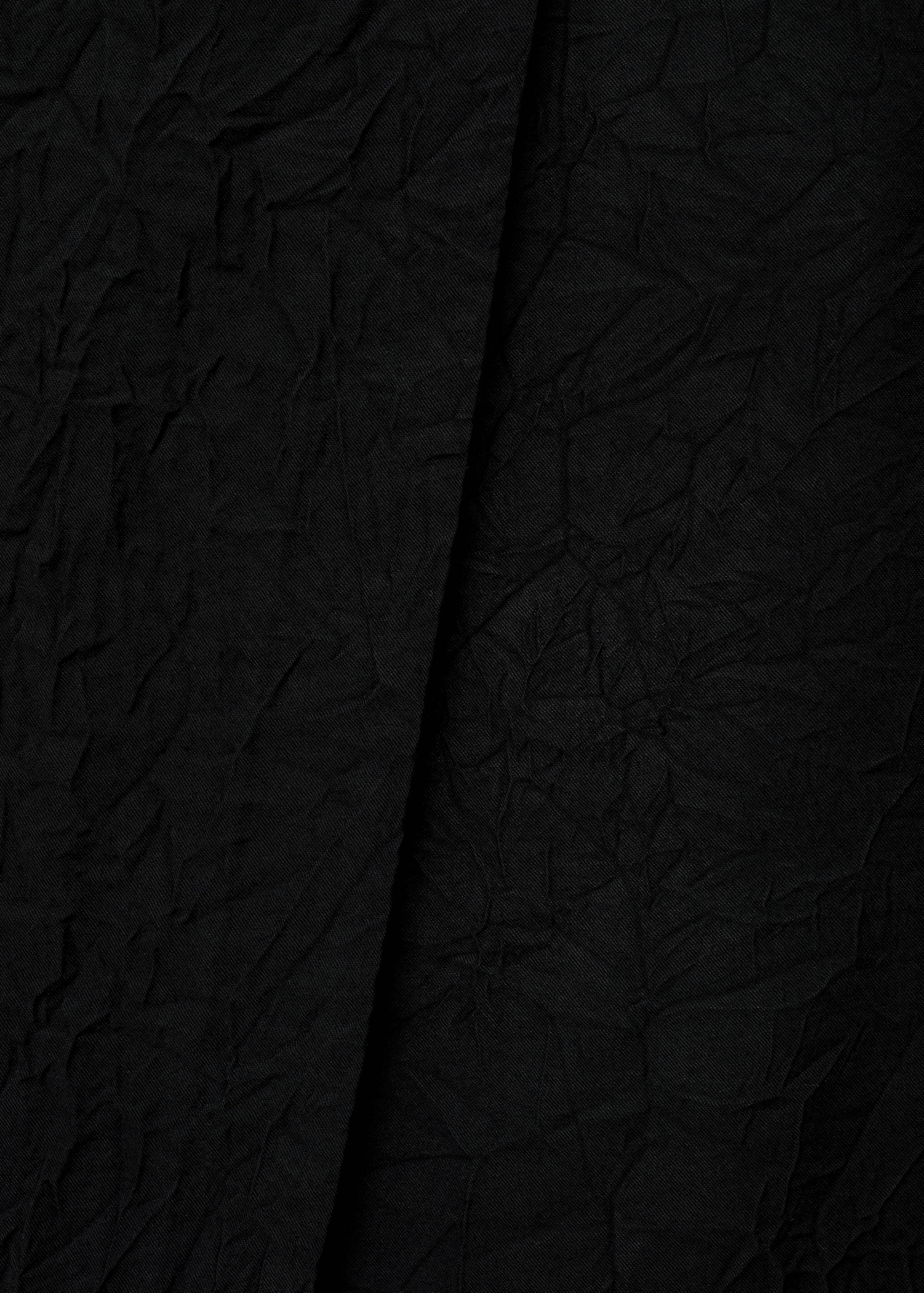 Creased-effect wrap-around skirt - Details of the article 0