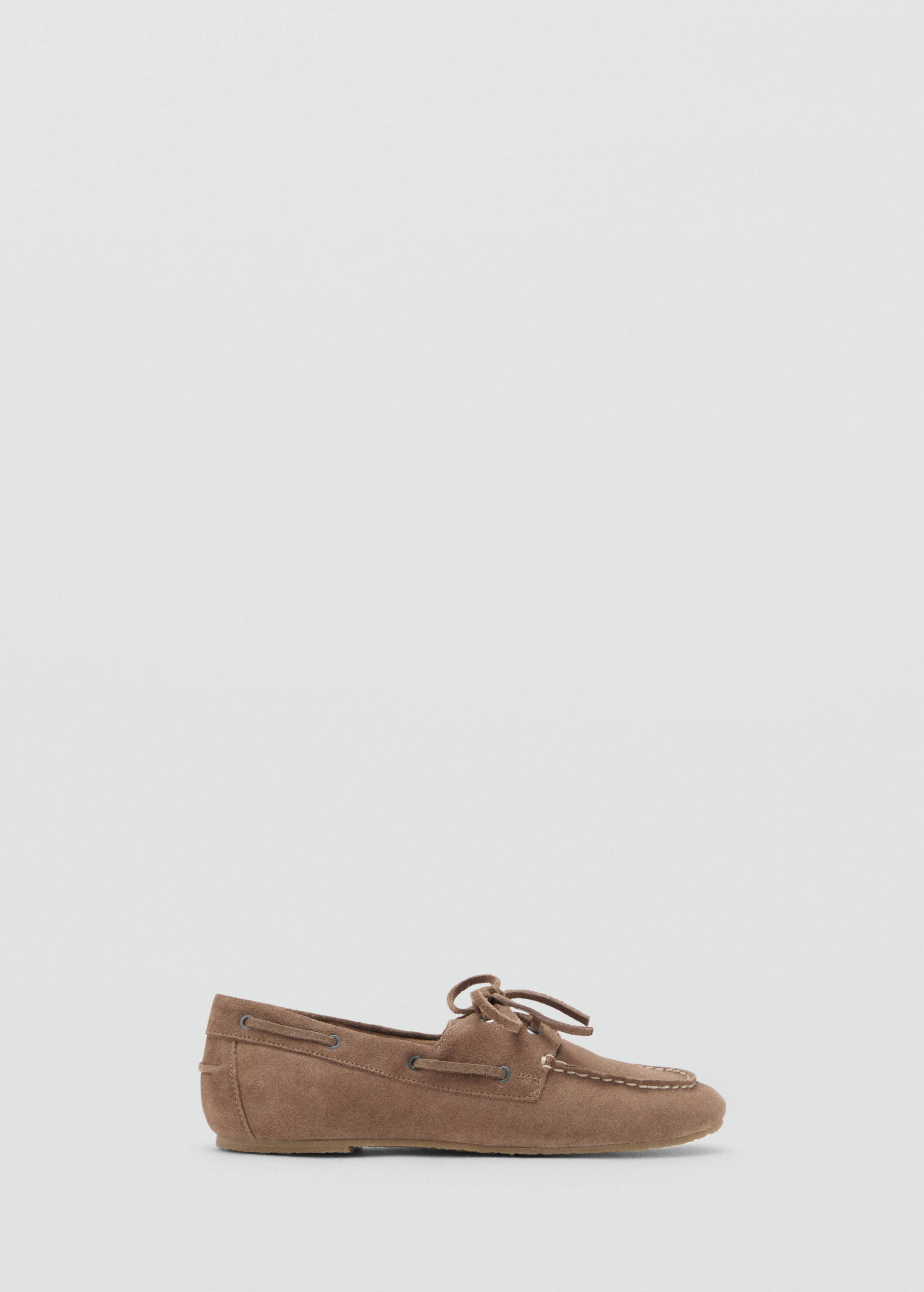Leather lace-up moccasins - Article without model