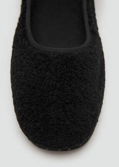 Sheepskin ballet flats — Black 6