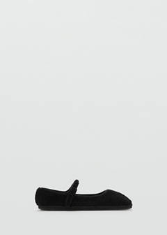 Sheepskin ballet flats — Black 1