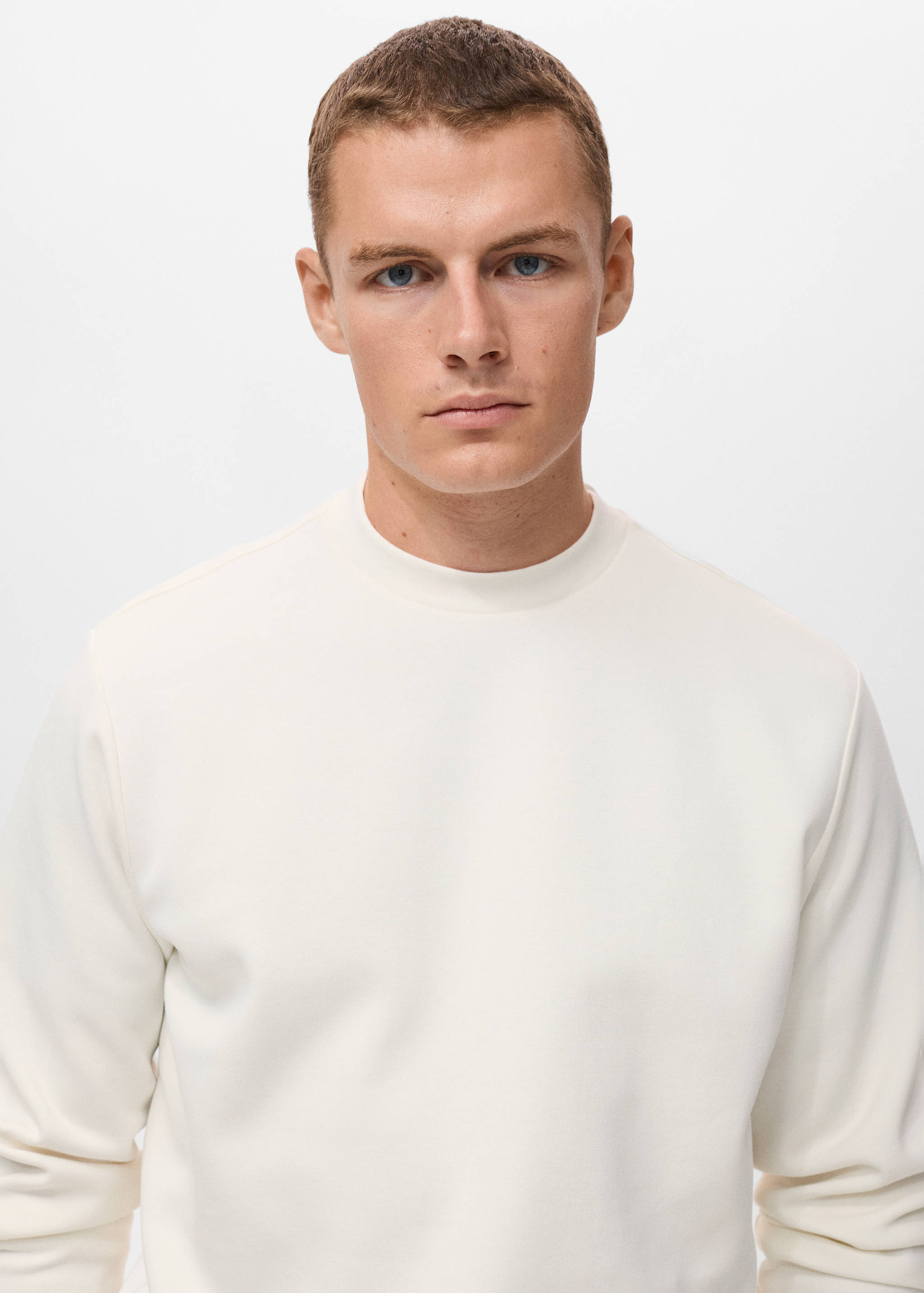 Regular-fit cotton sweatshirt - Details of the article 1