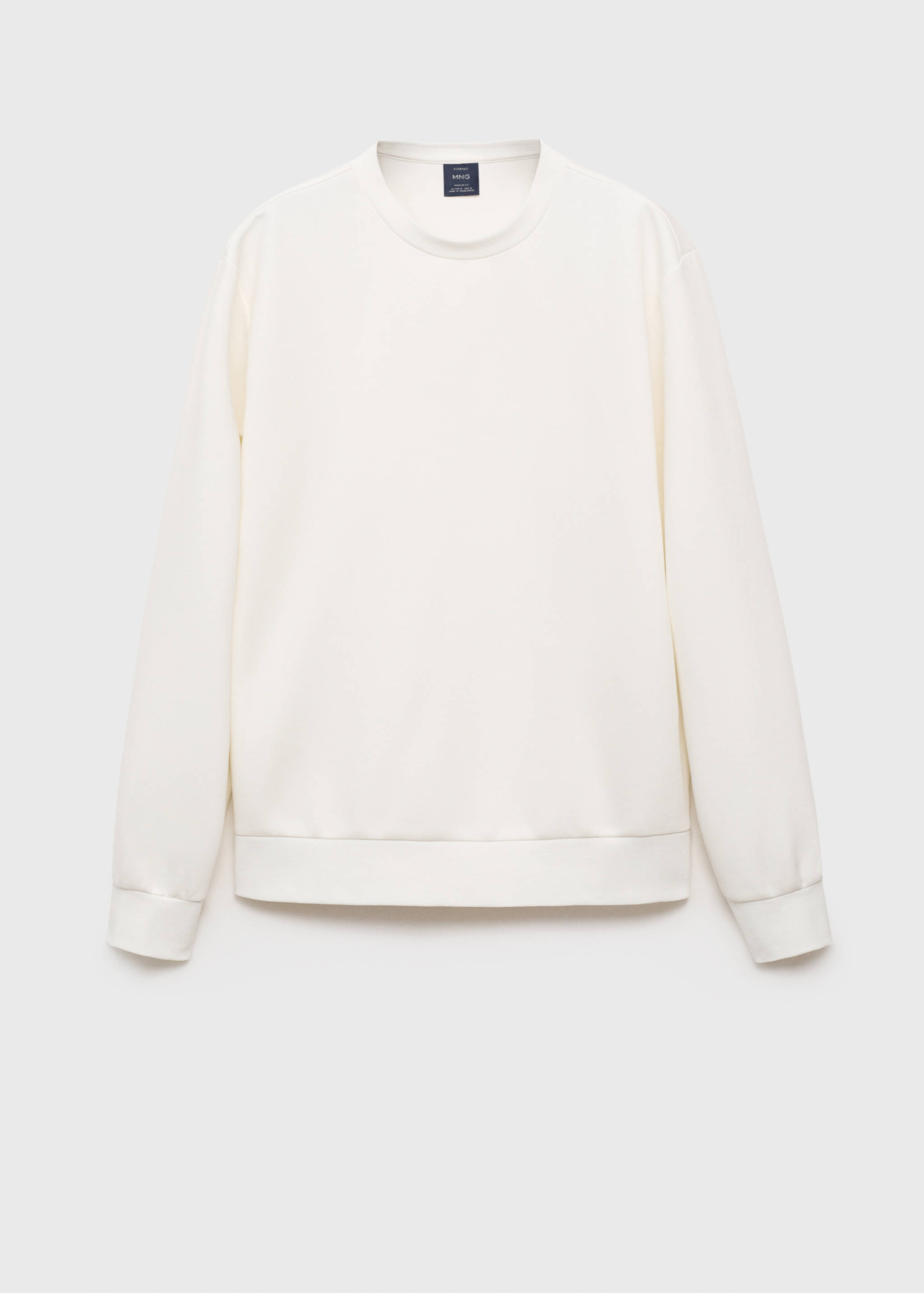 Regular-fit cotton sweatshirt - Article without model