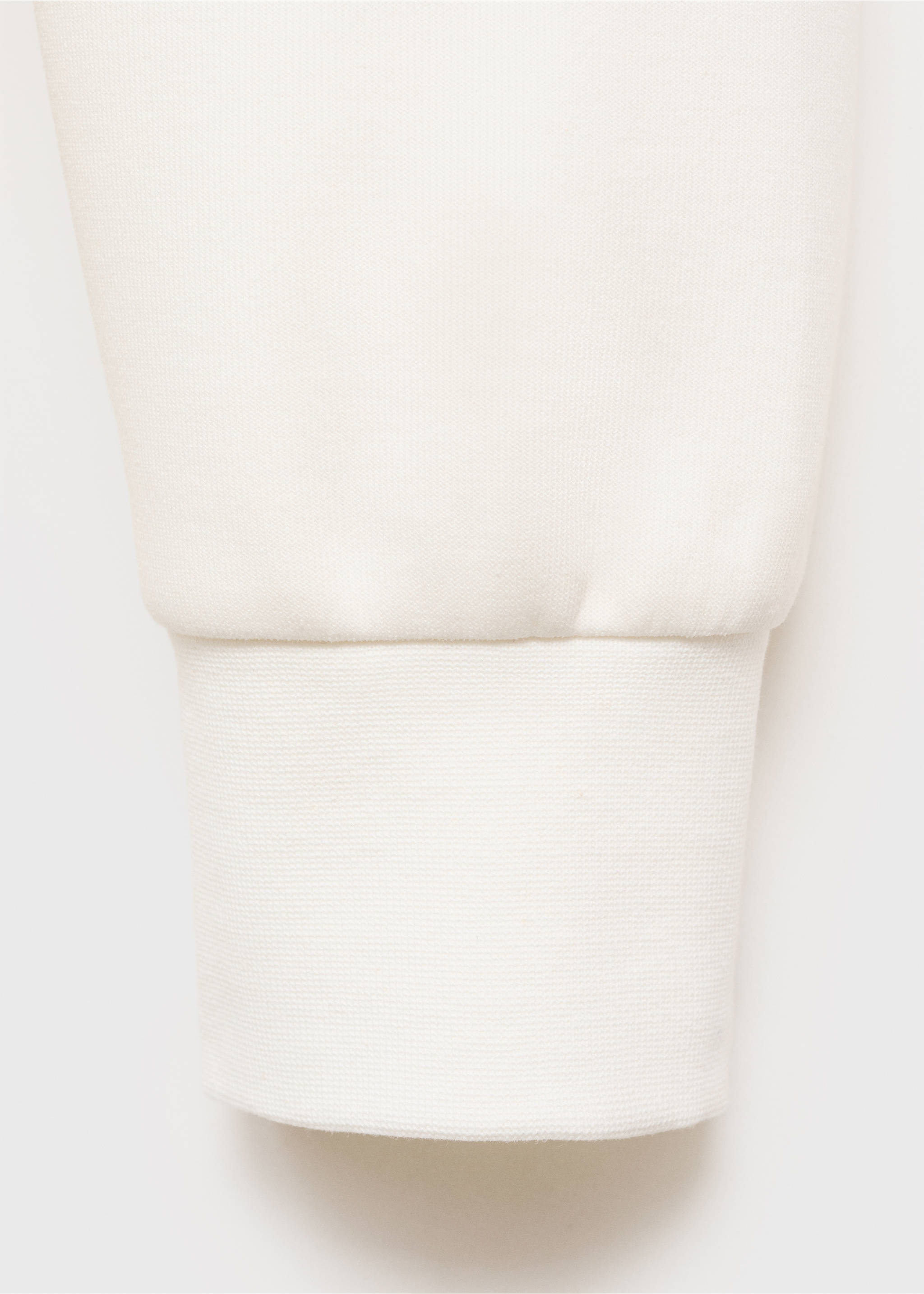 Sudadera algodón regular fit - Detalle del artículo 0, Blanco. Ref: 17084425-00.
