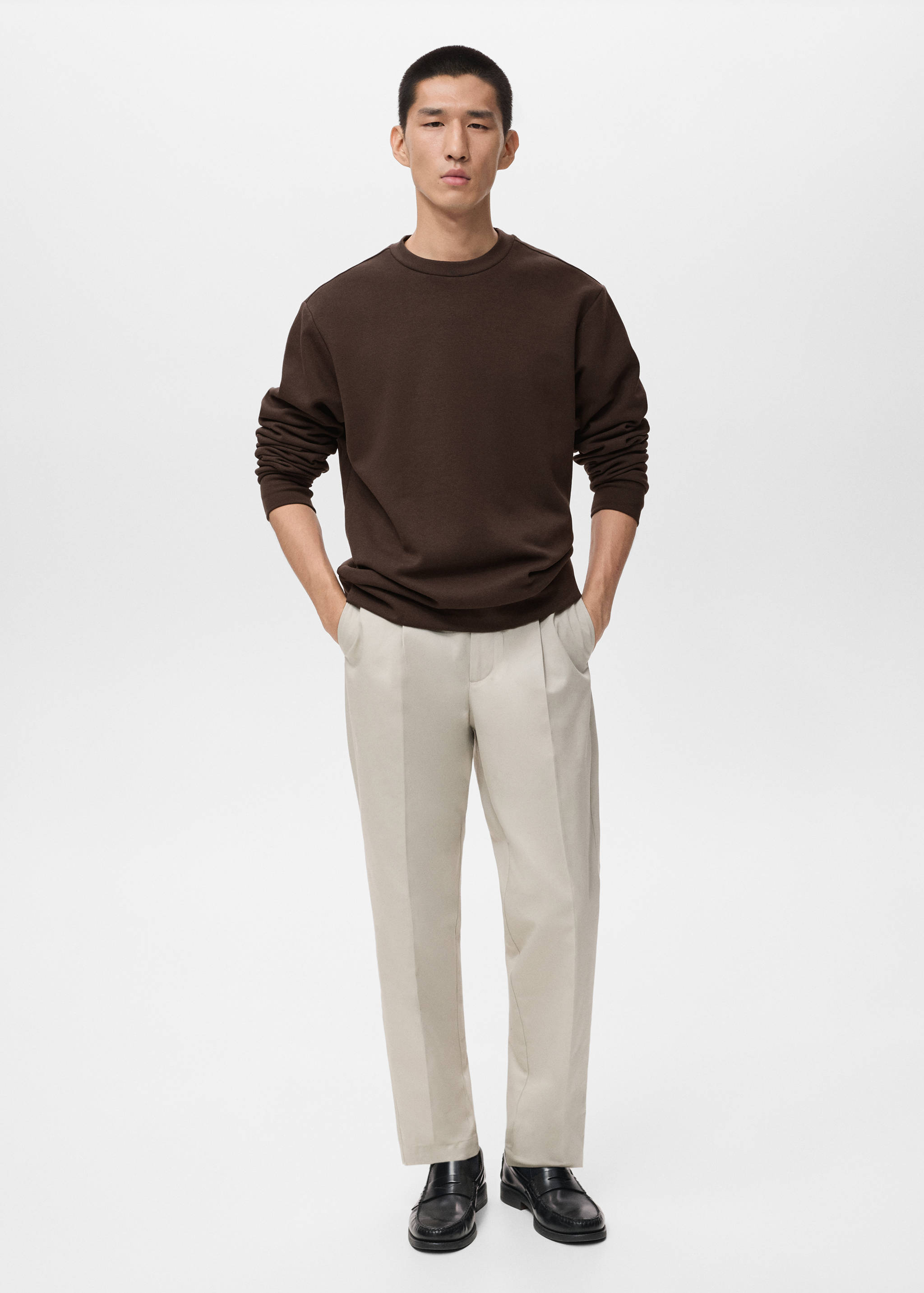 Regular-fit cotton sweatshirt - General plane