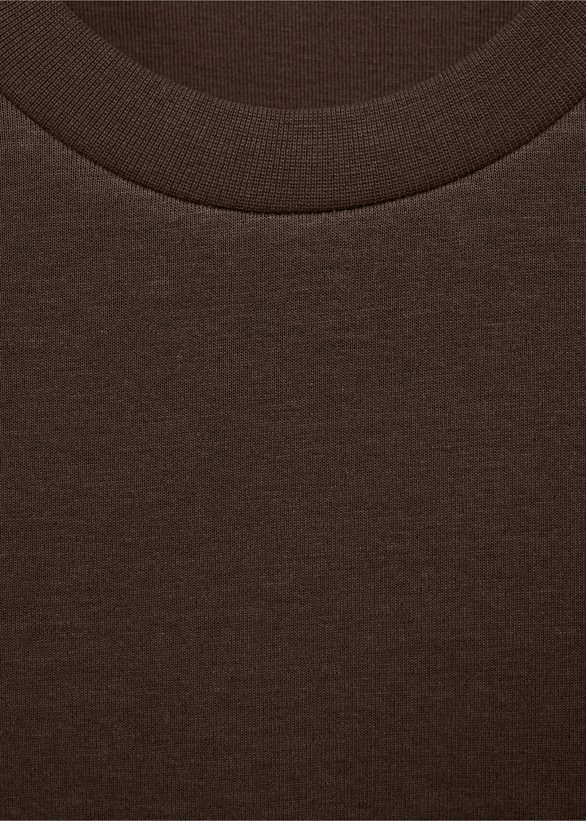 Sudadera algodón regular fit - Detalle del artículo 8, Chocolate. Ref: 17084425-00.