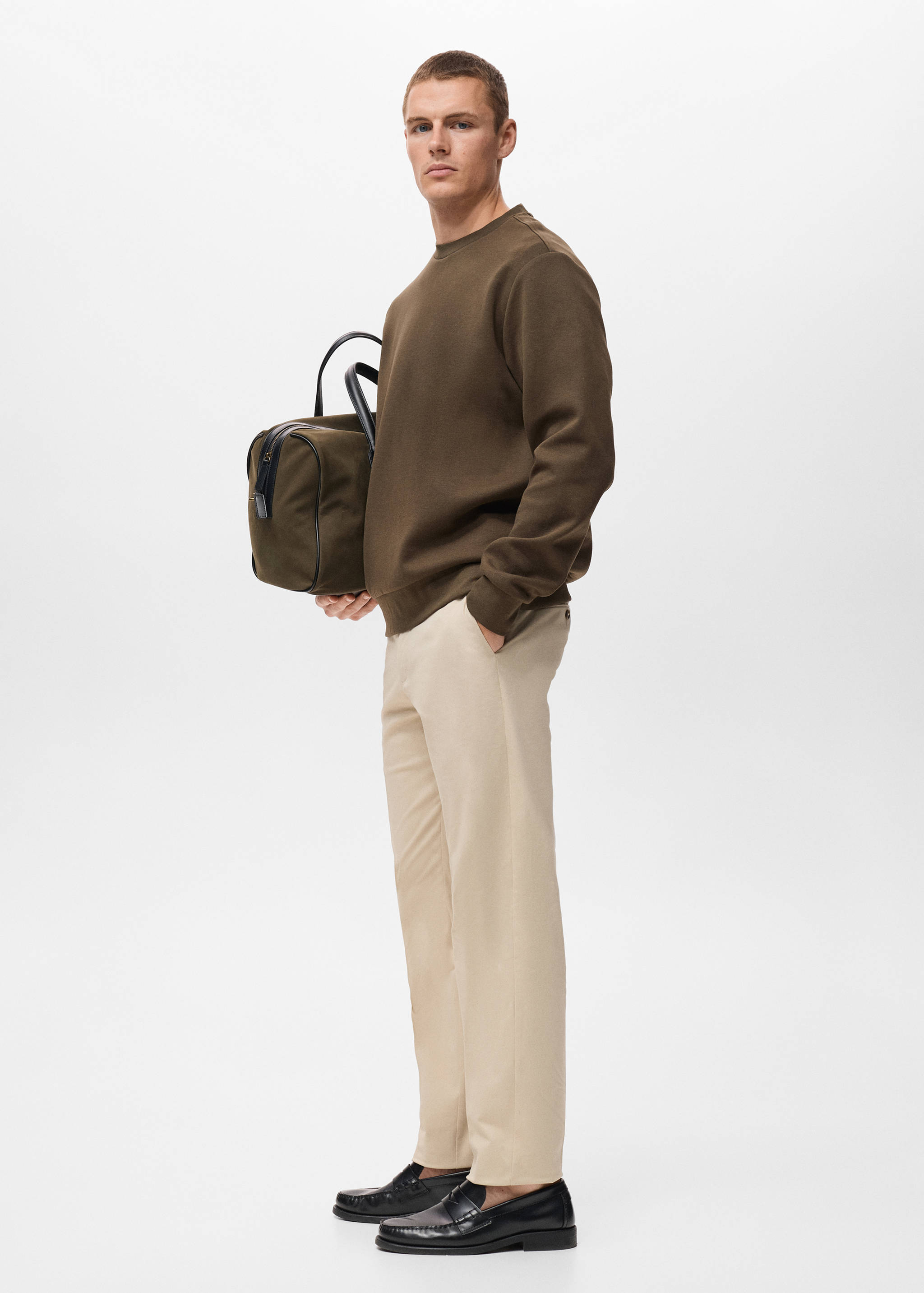 Regular-fit cotton sweatshirt - Details of the article 2