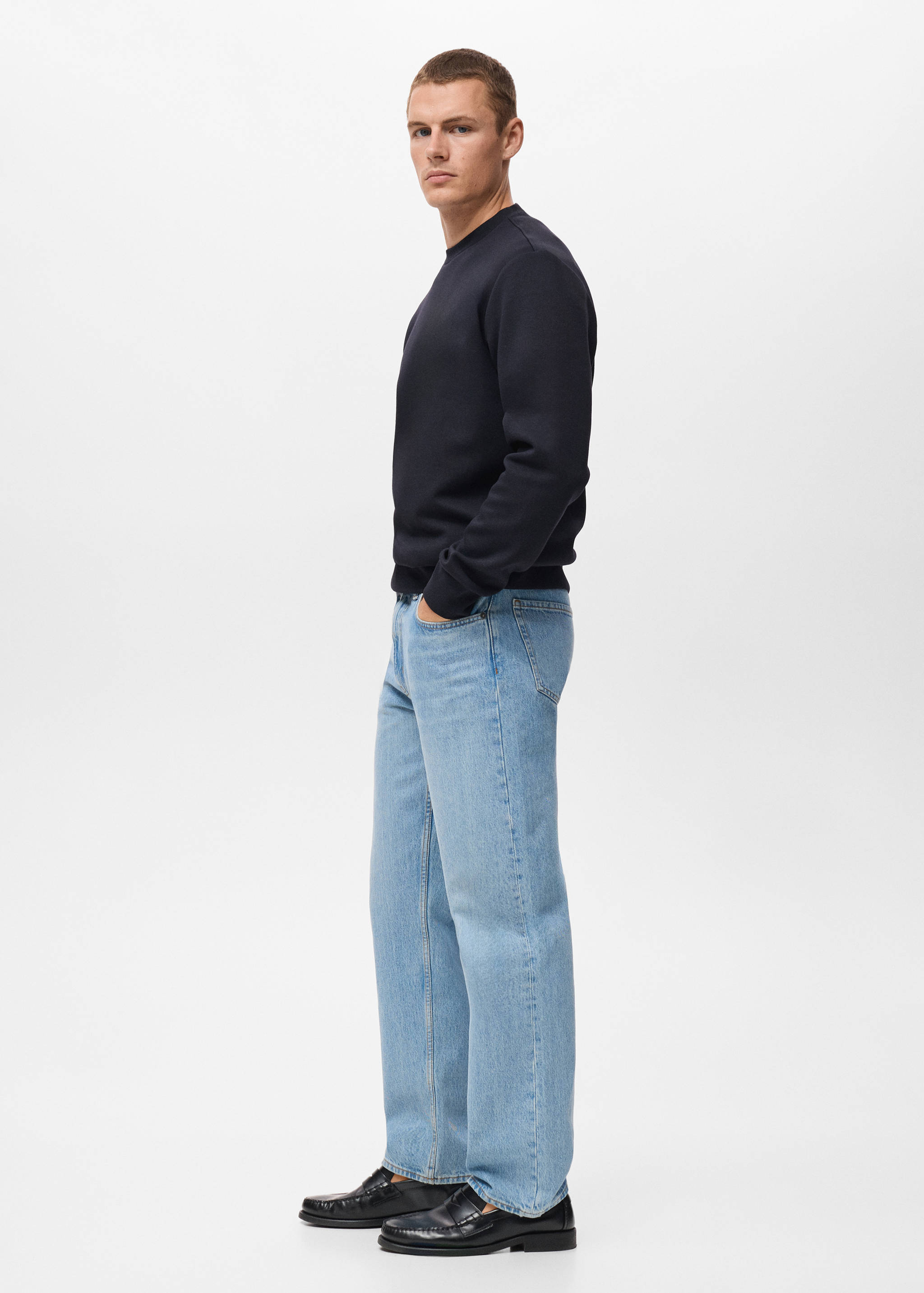 Regular-fit cotton sweatshirt - Details of the article 2