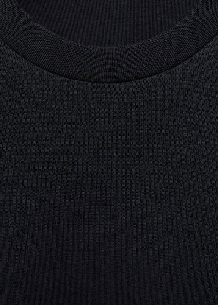 Regular-fit cotton sweatshirt — Navy