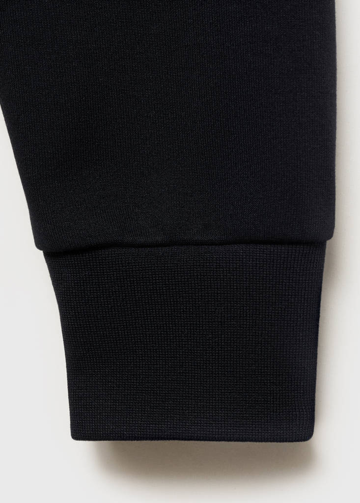Regular-fit cotton sweatshirt — Navy