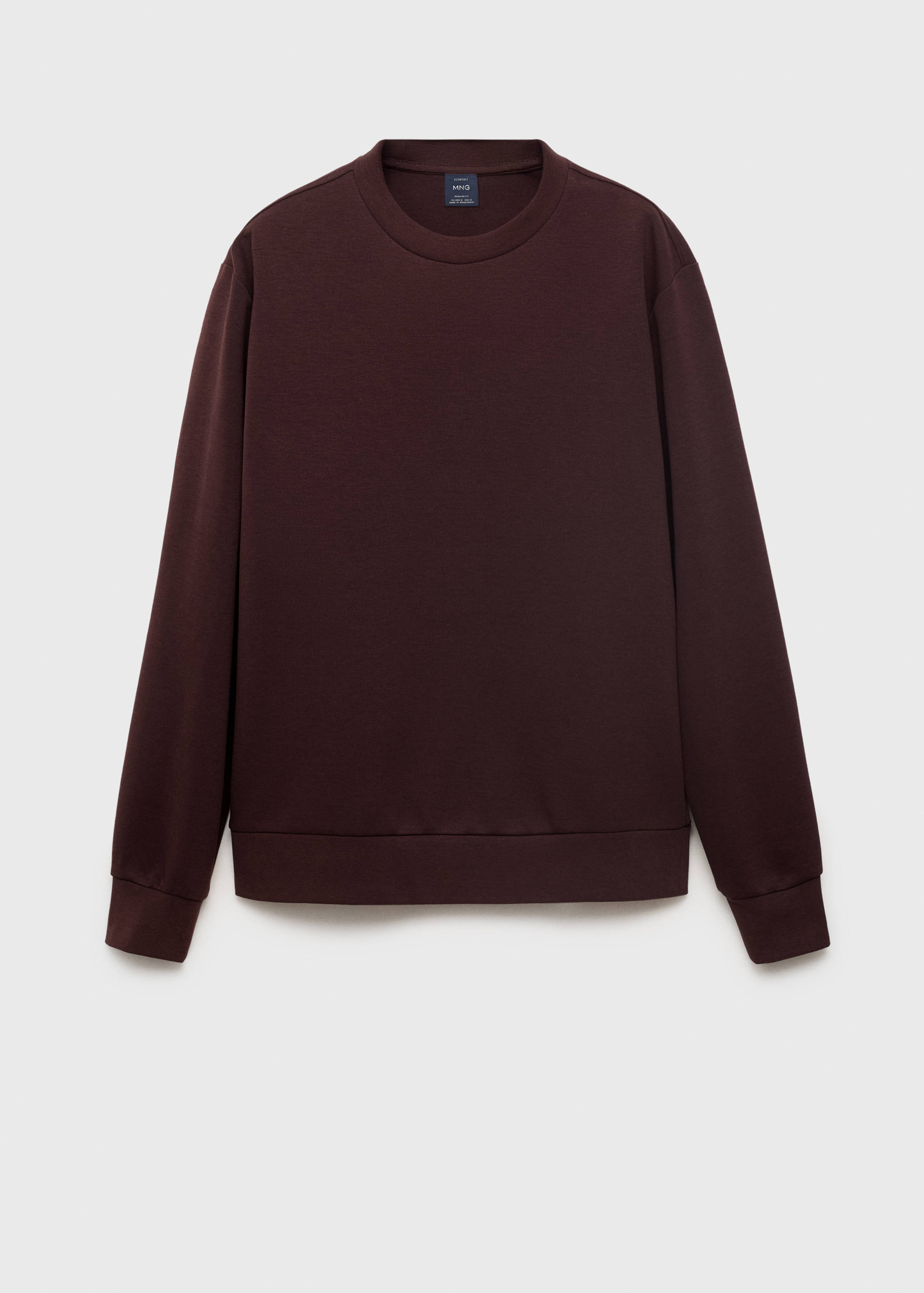 Regular-fit cotton sweatshirt - Article without model