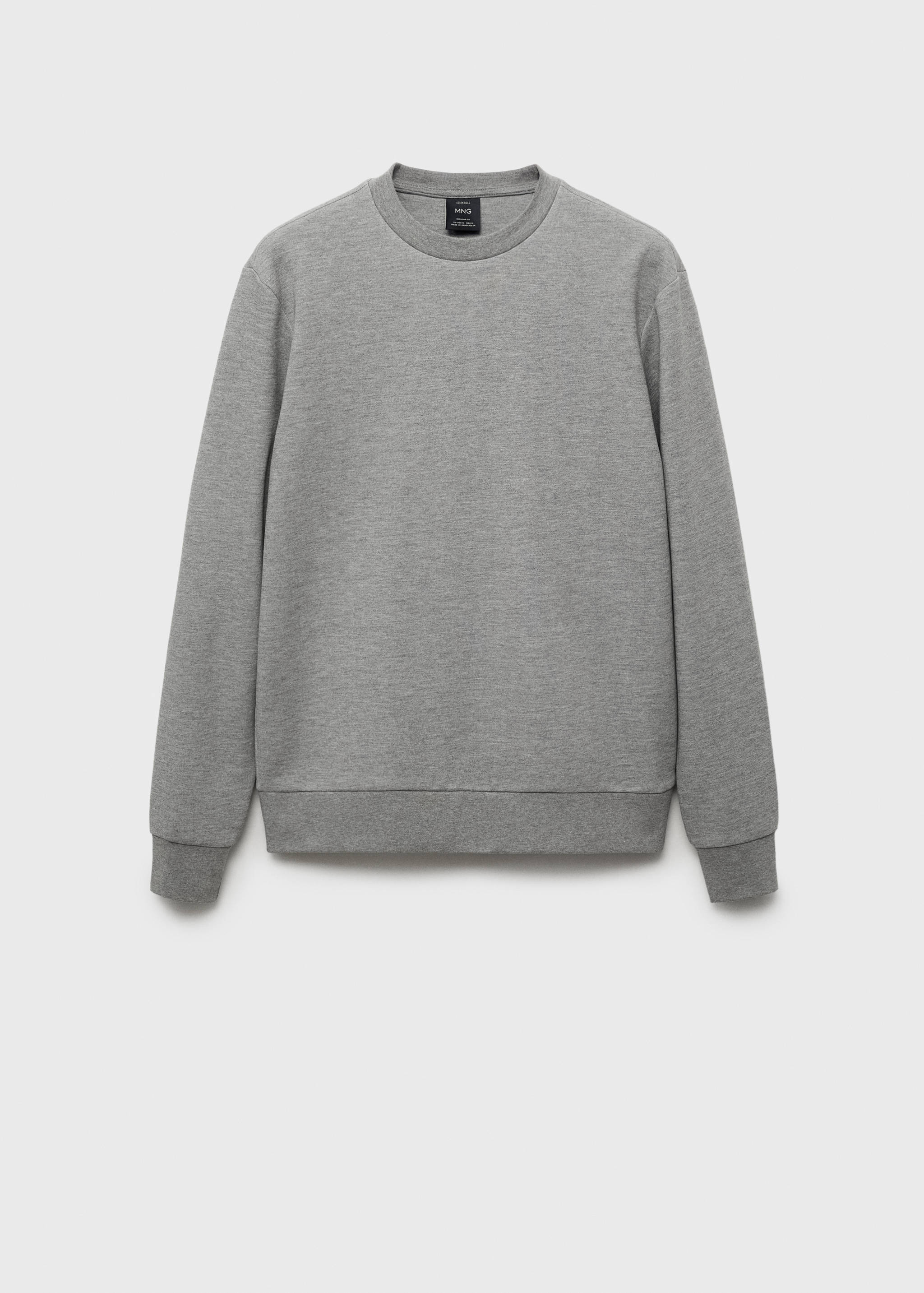 Regular-fit cotton sweatshirt - Article without model