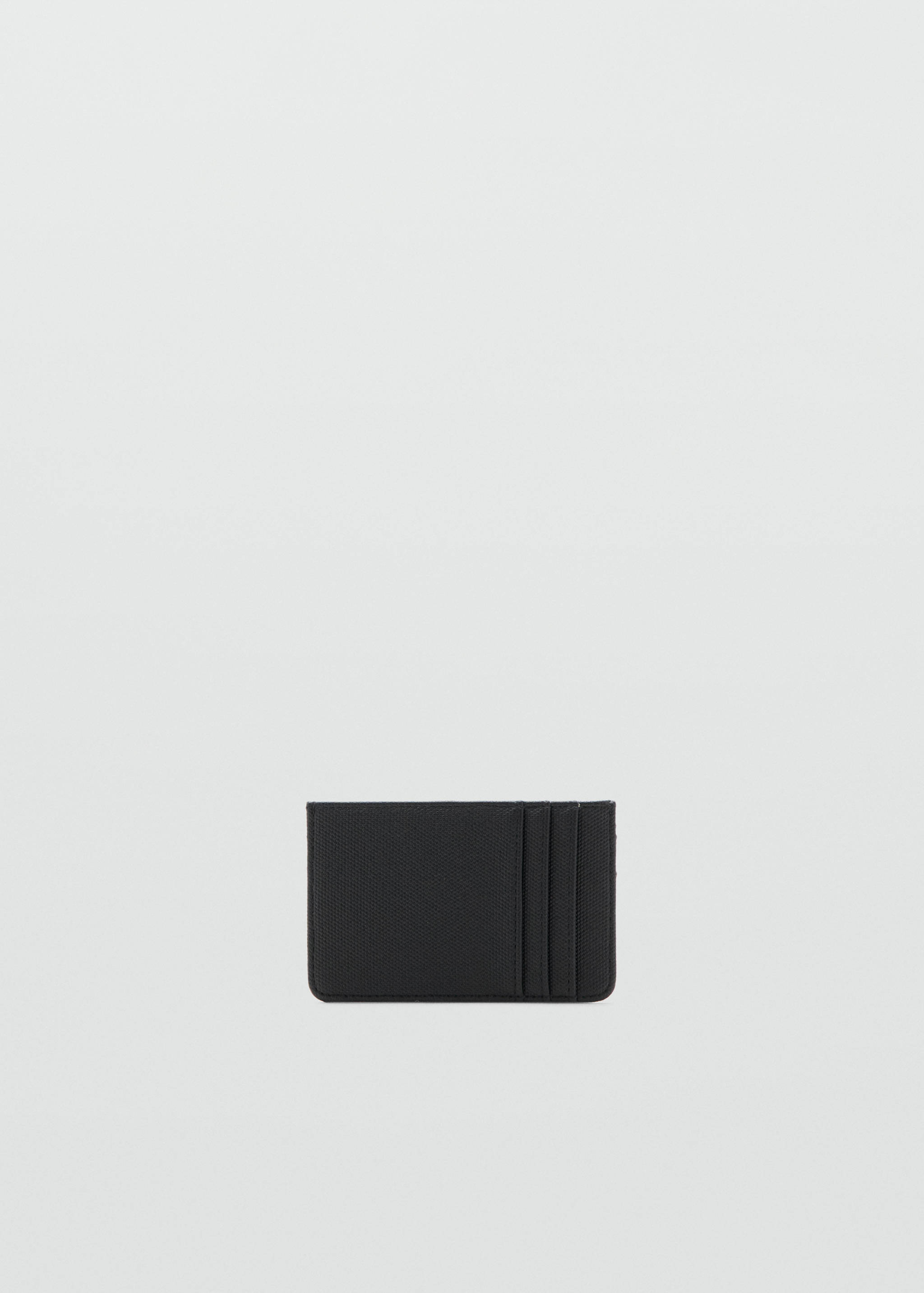 Bicolour cardholder - Medium plane