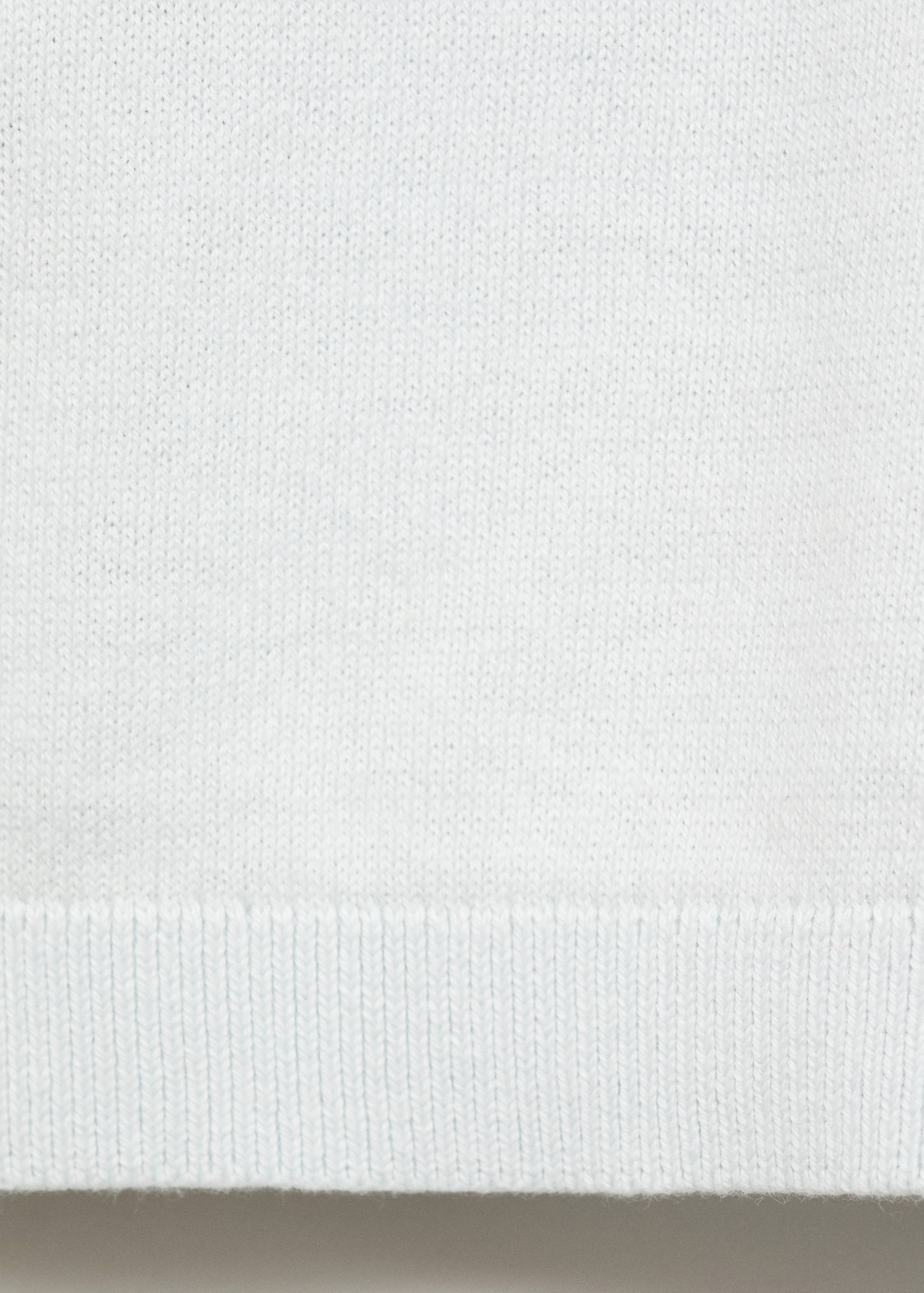 Decorative seams cotton sweater - Details of the article 0