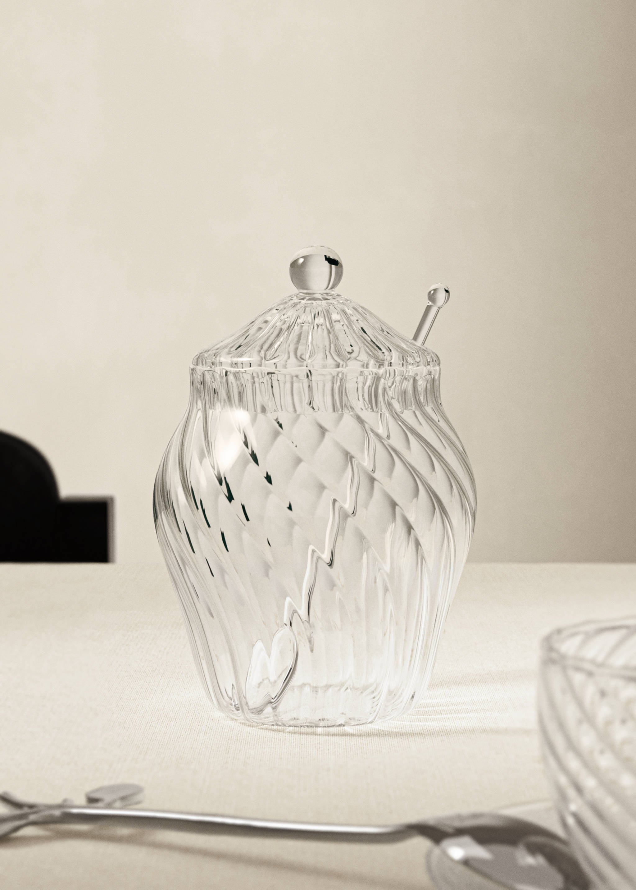 Sucrier en borosilicate - Plan général