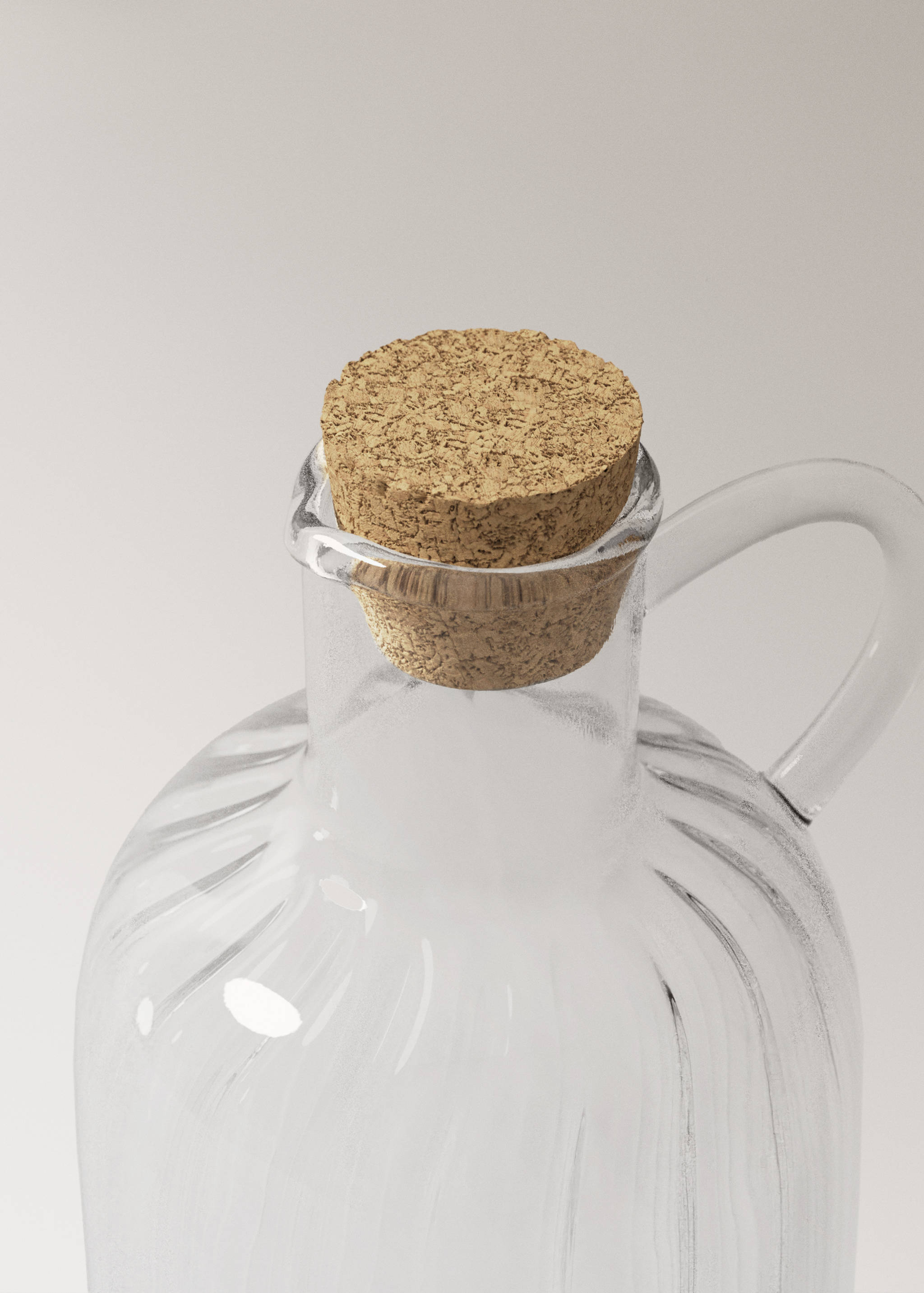 Borosilicate oil dispenser with handle - Details of the article 1