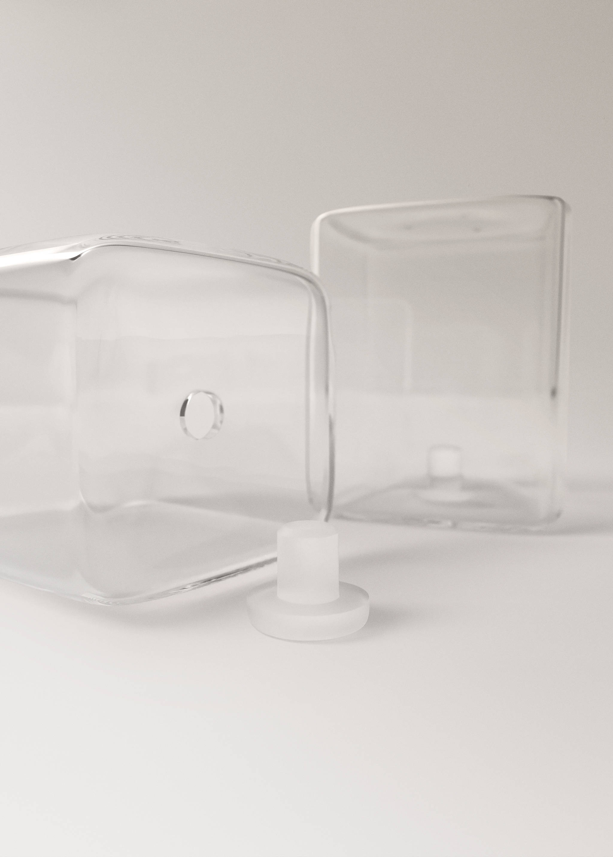 Salière et poivrière en borosilicate transparent - Détail de l'article 3
