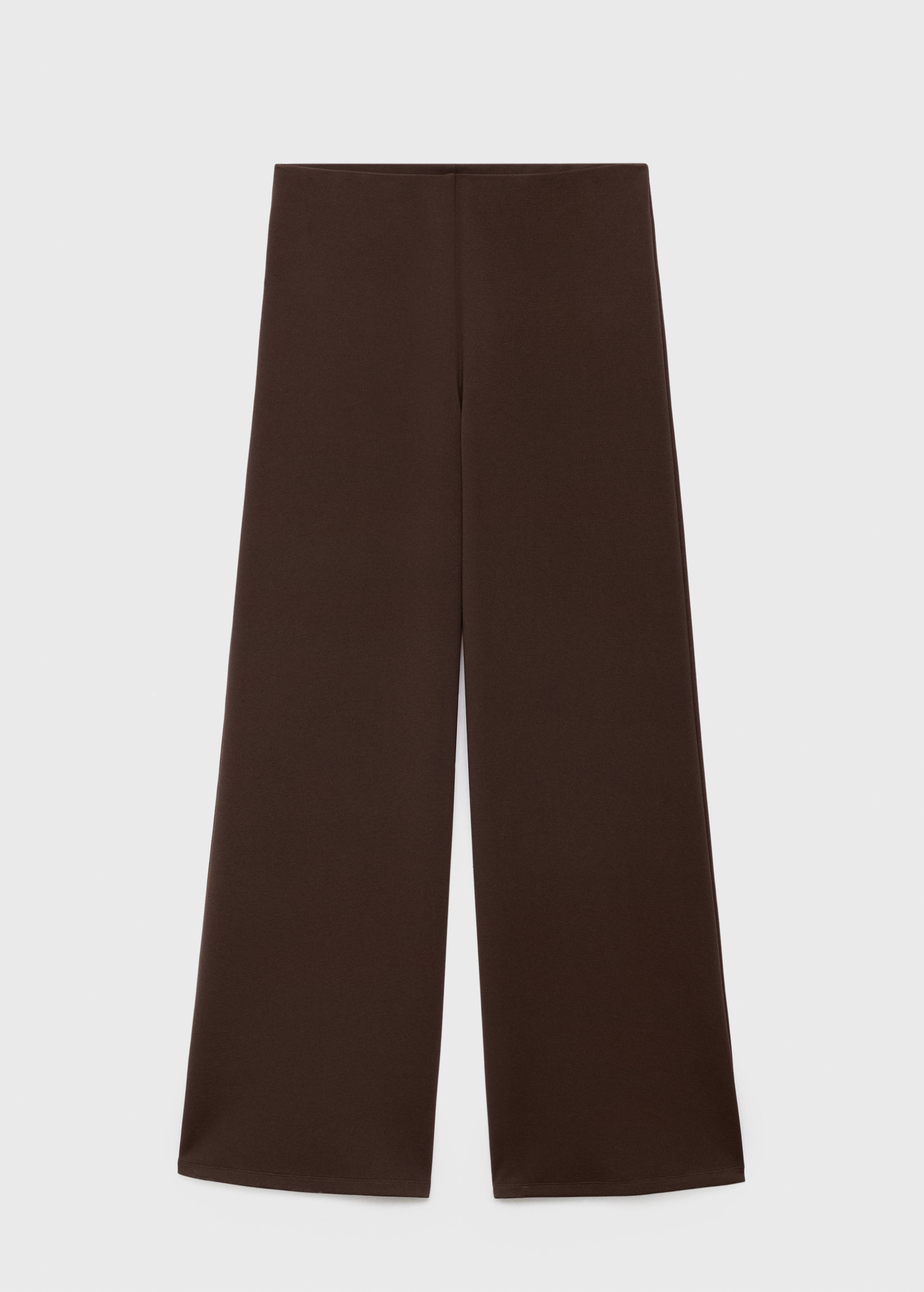 Прямые брюки с эластичным поясом - Изделие без модели