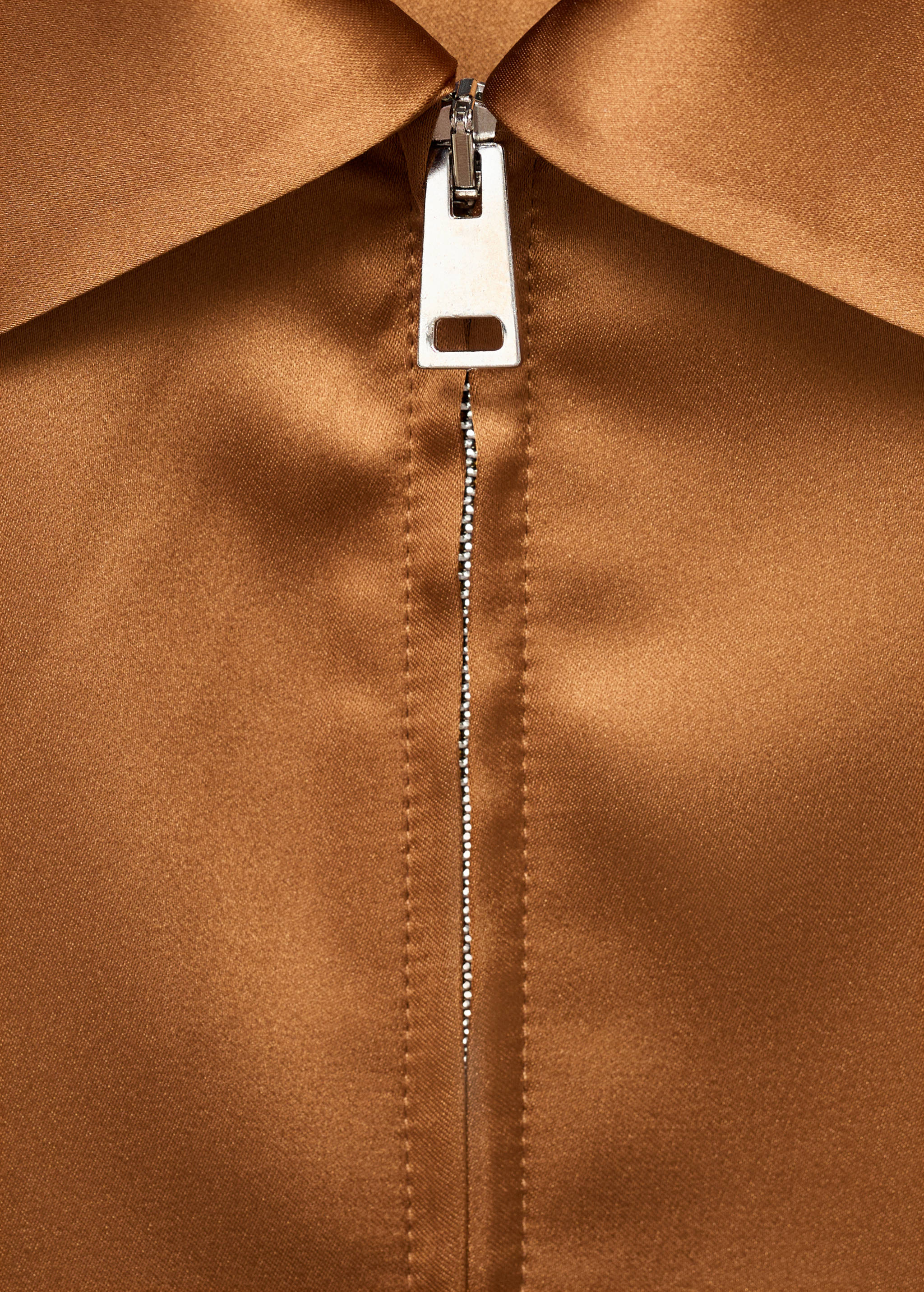 Satin jacket with pockets - Details of the article 8