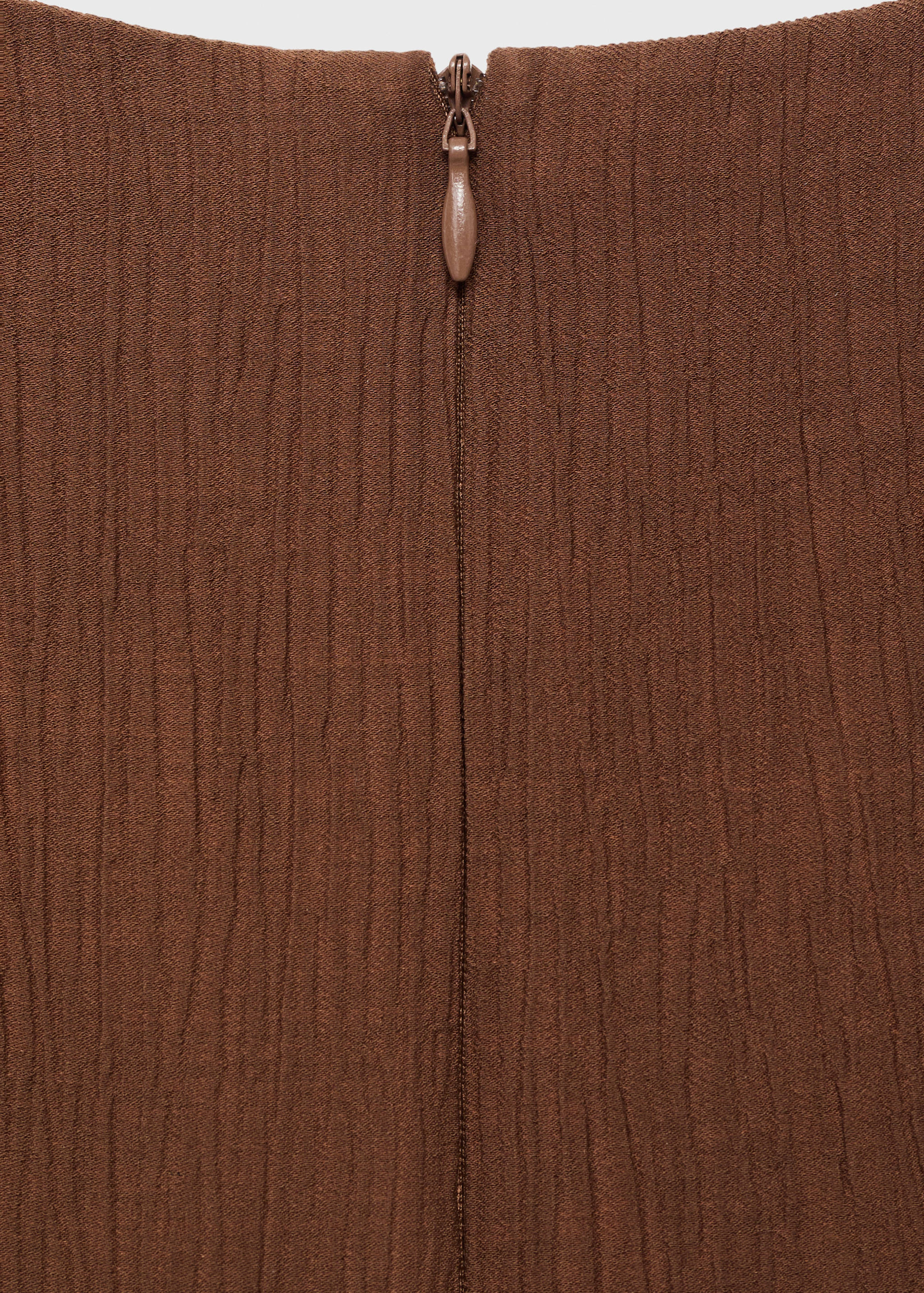 Pleated jumpsuit with belt - Details of the article 0