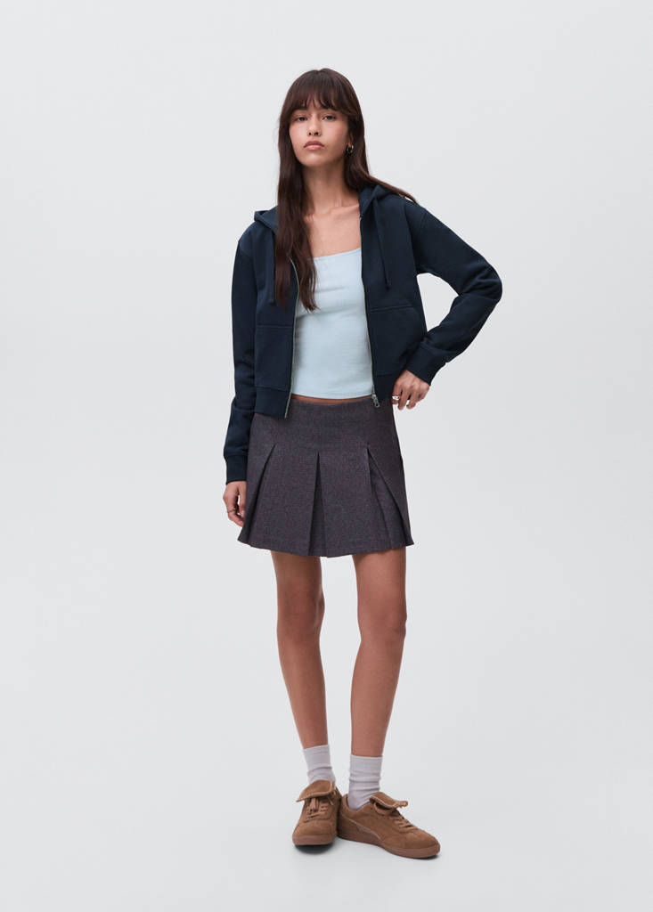 Zipped hoodie — Dark Navy