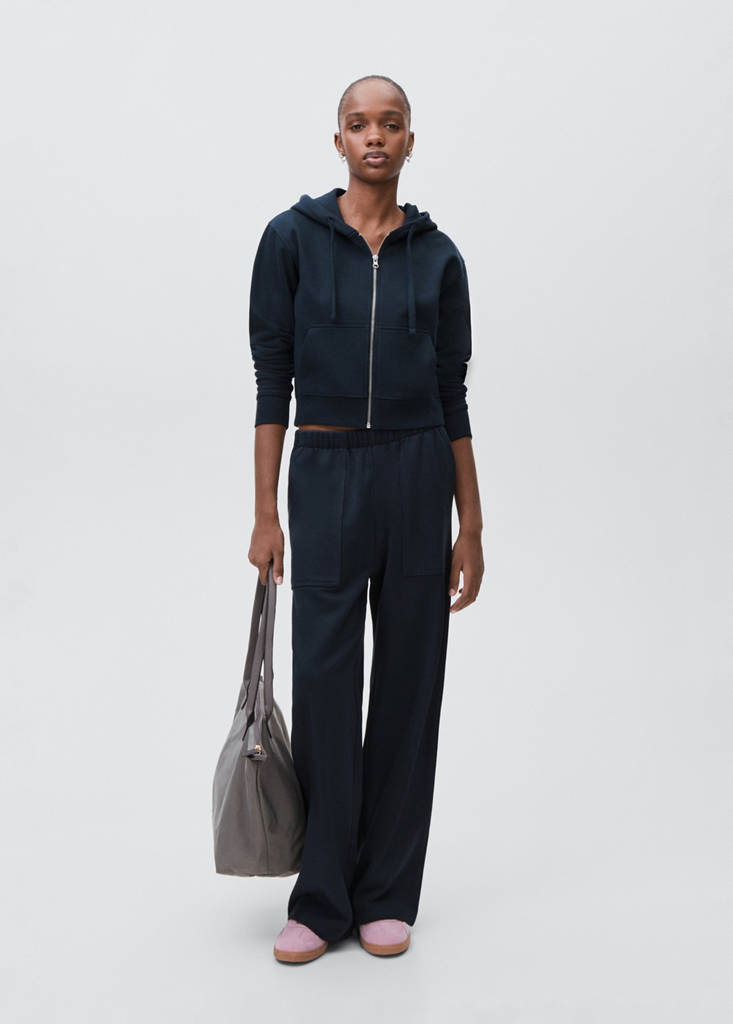 Zipped hoodie — Dark Navy