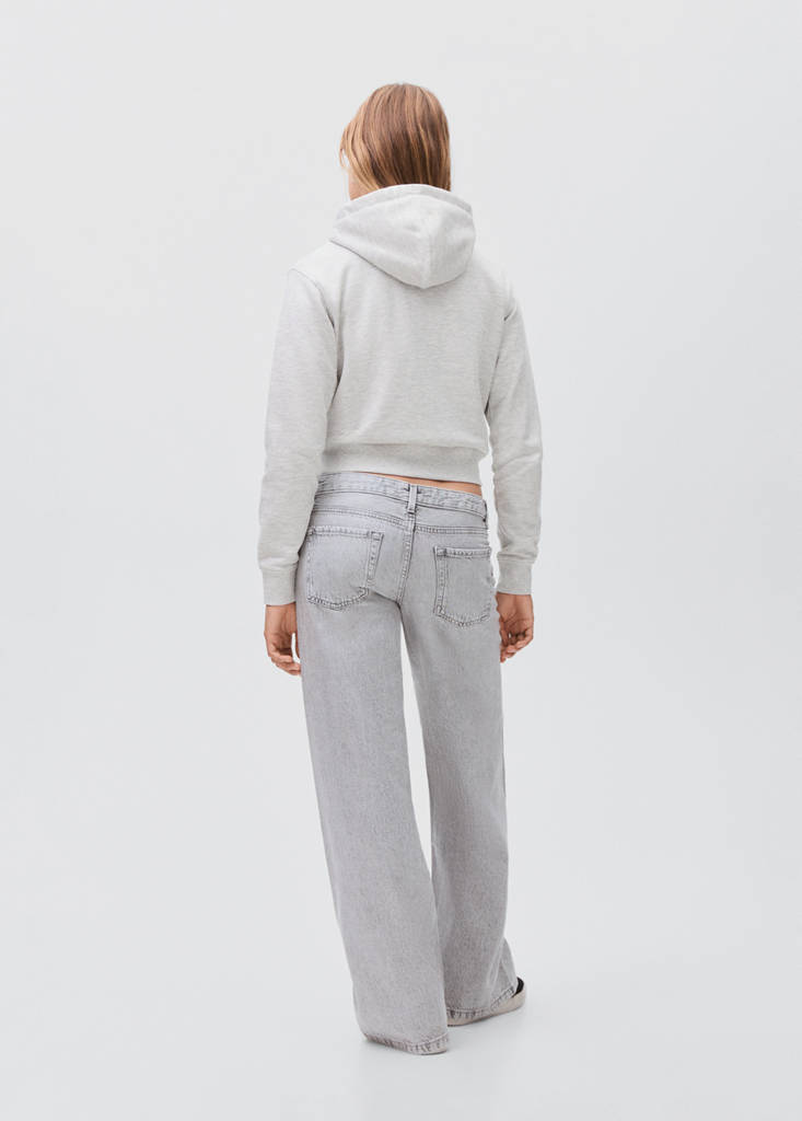 Zipped hoodie — Light Heather Grey