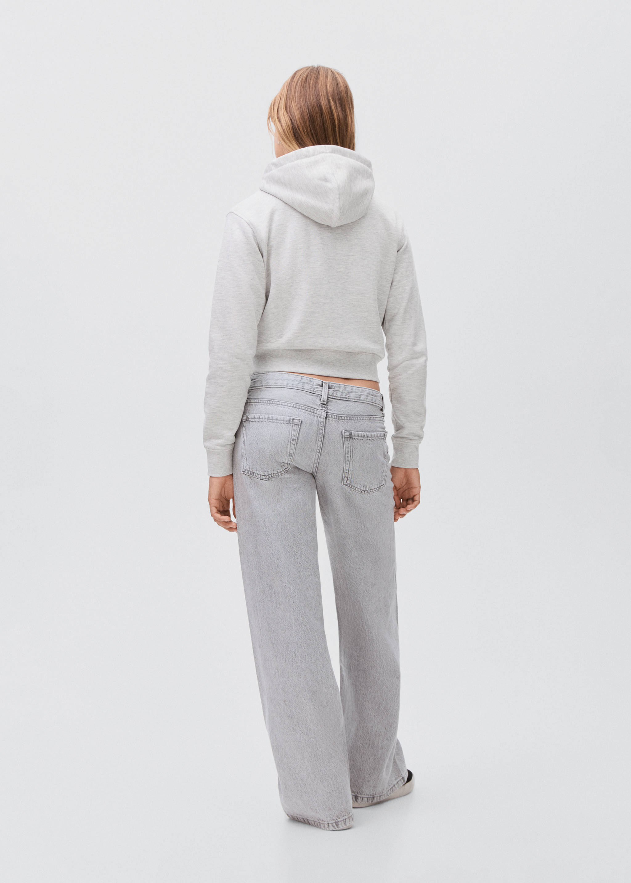 Zipped hoodie - Reverse of the article