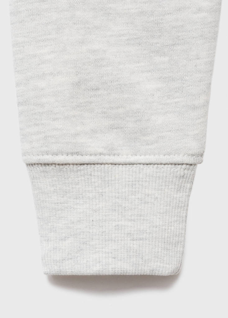 Zipped hoodie — Light Heather Grey