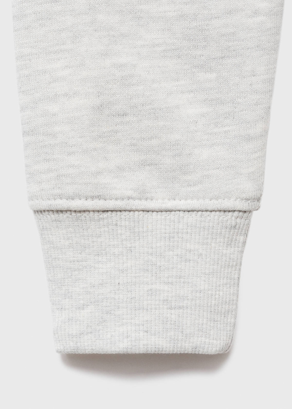Zipped hoodie — Light Heather Grey